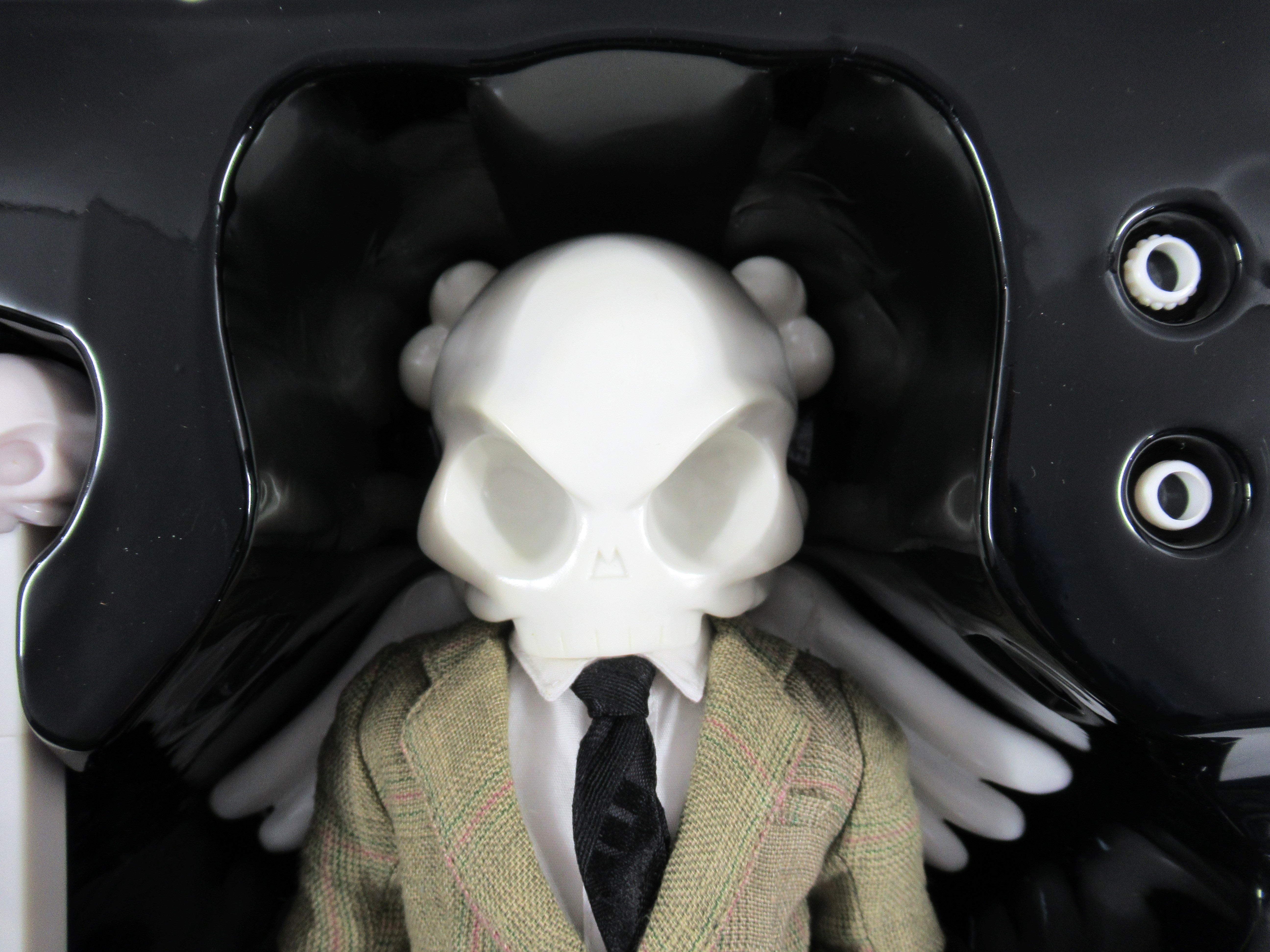 HUCK GEE x DRIES VAN NOTEN Skullhead Figure - Kidrobot (2005) Limited Edition Designer Art Toy