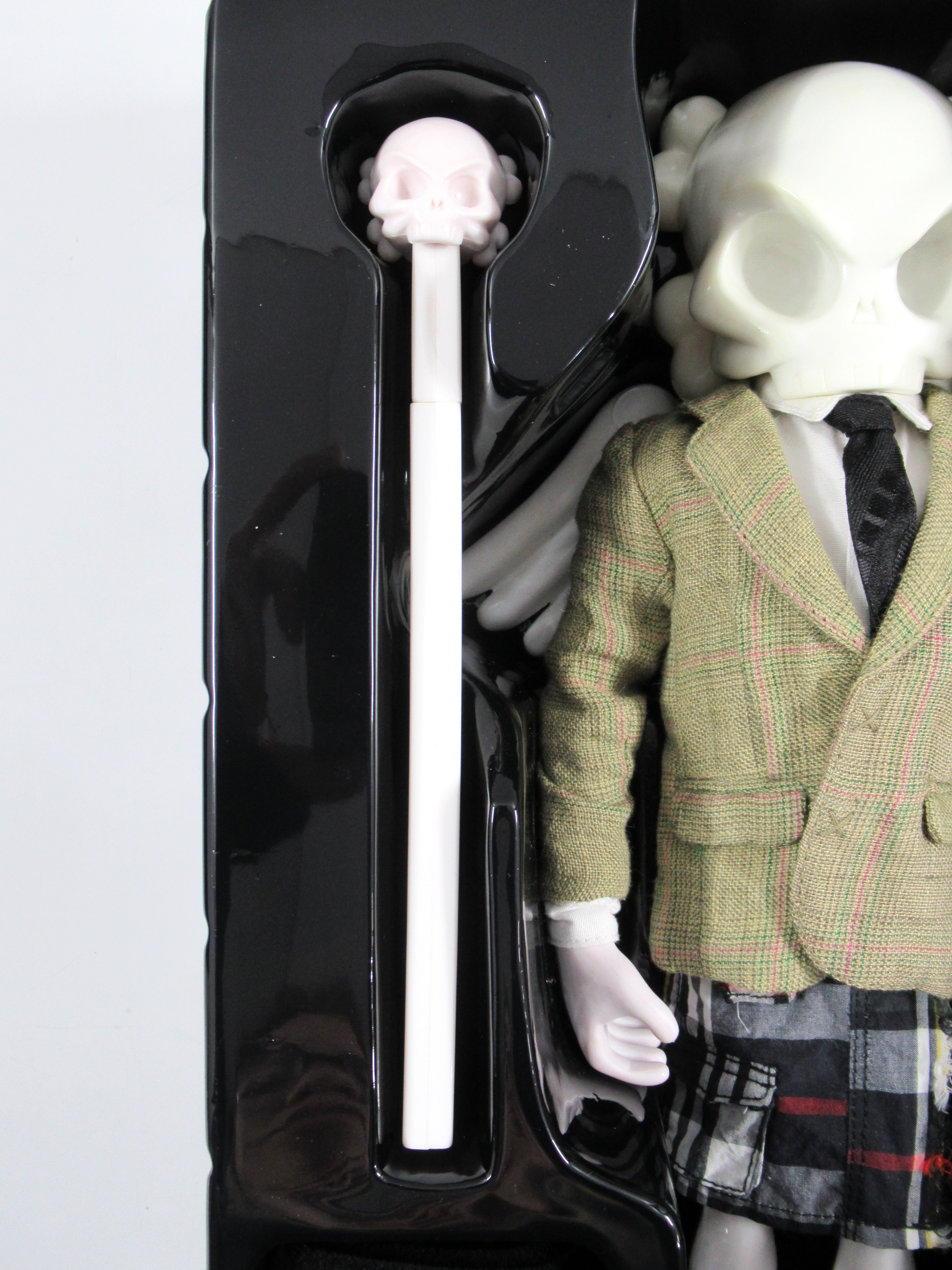 HUCK GEE x DRIES VAN NOTEN Skullhead Figure - Kidrobot (2005) Limited Edition Designer Art Toy