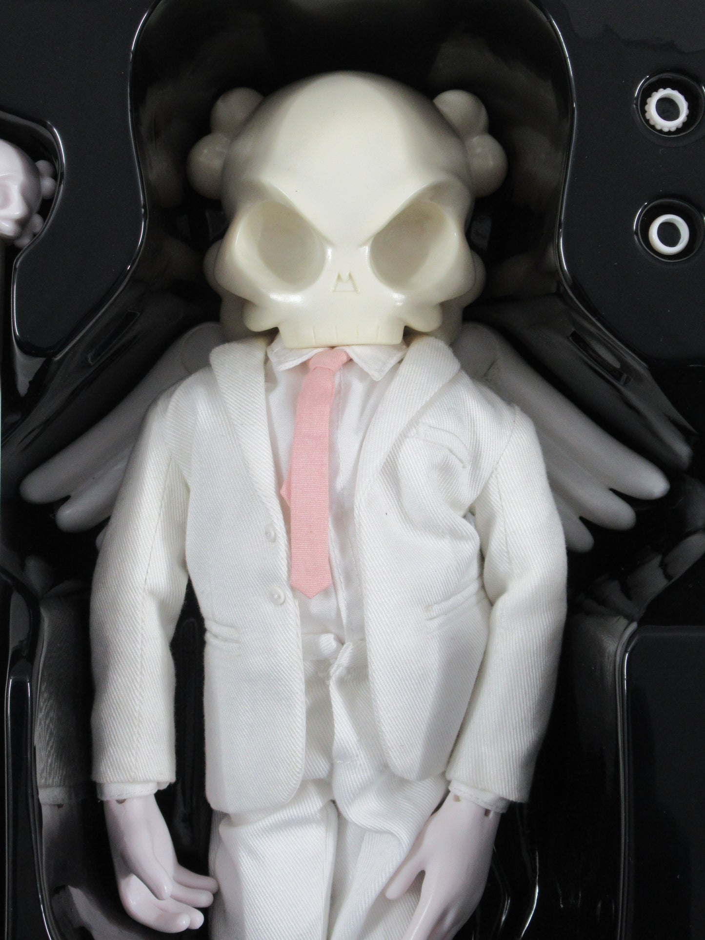 HUCK GEE x JIL SANDER Skullhead Figure - Kidrobot (2005) Limited Edition Designer Art Toy