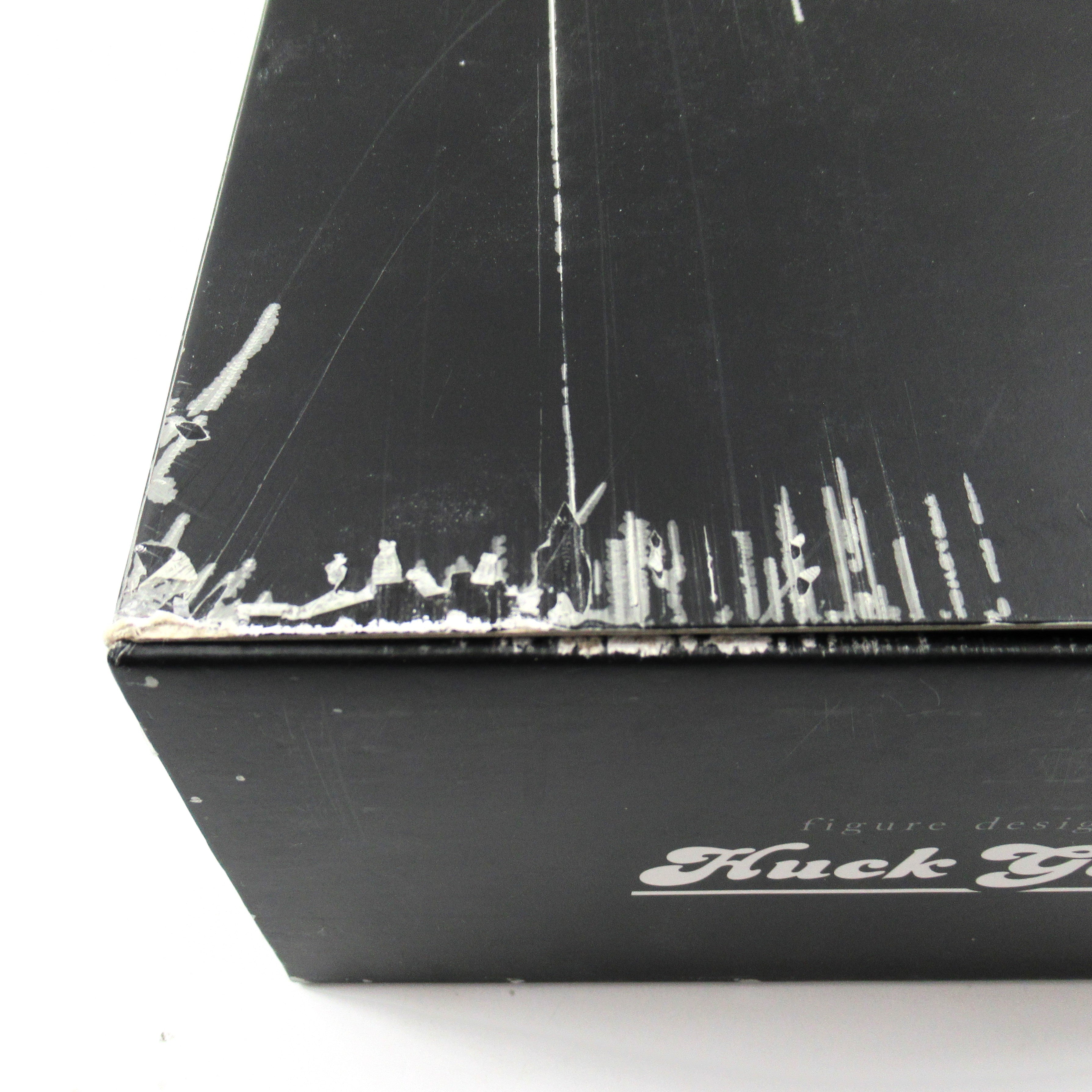 HUCK GEE x DUCKIE BROWN Skullhead Figure - Kidrobot (2005) Limited Edition Designer Art Toy