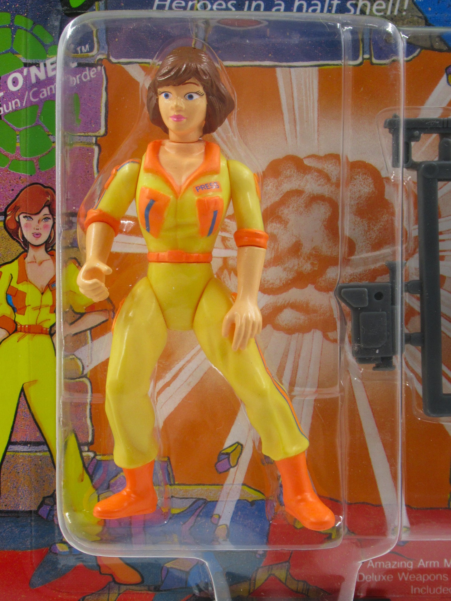 TMNT April O'Neil 4.5" Figure Teenage Mutant Ninja Turtles - Playmates (1990)