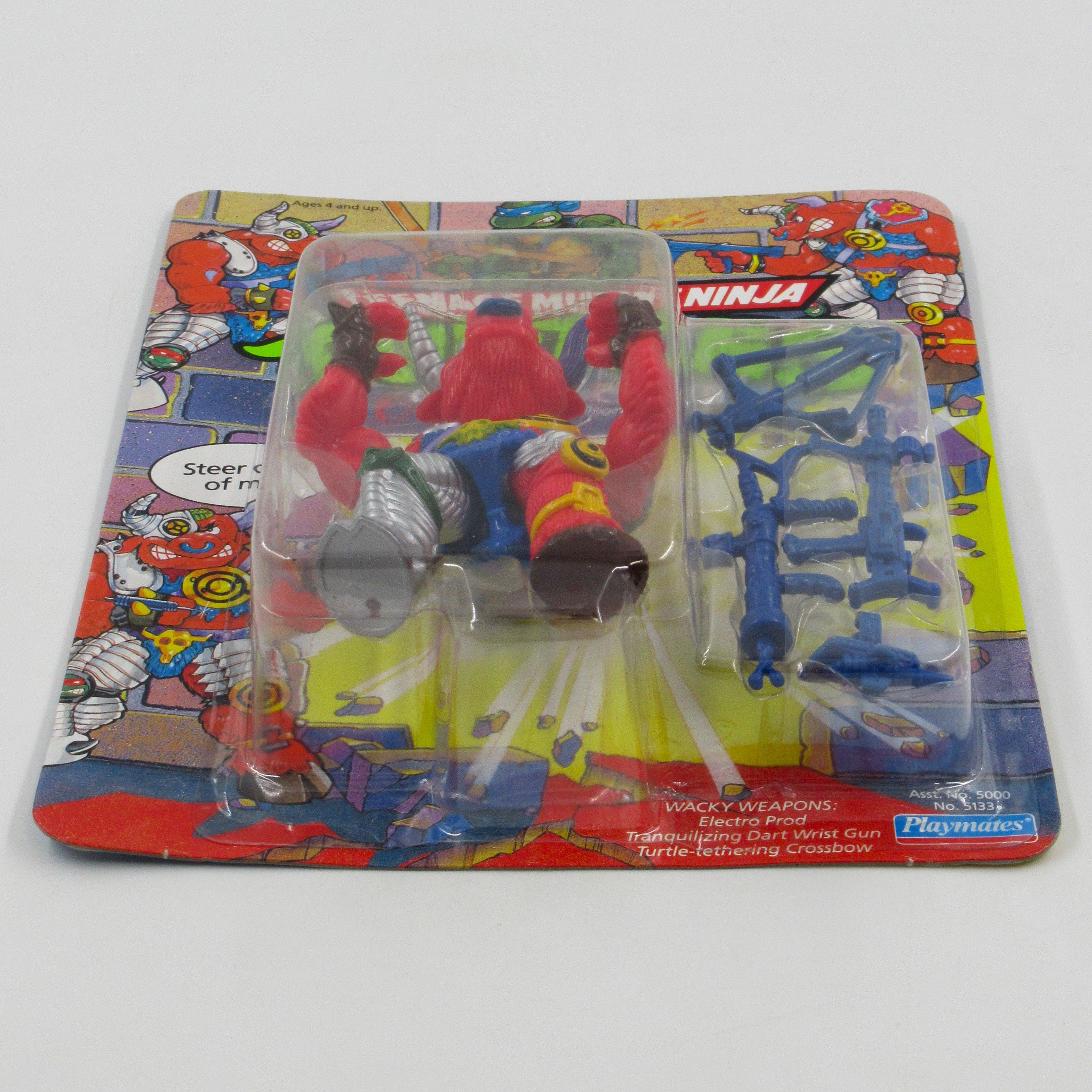 Teenage Mutant Ninja Turtles Groundchuck 4.5" Figure TMNTs - Playmates (1991)