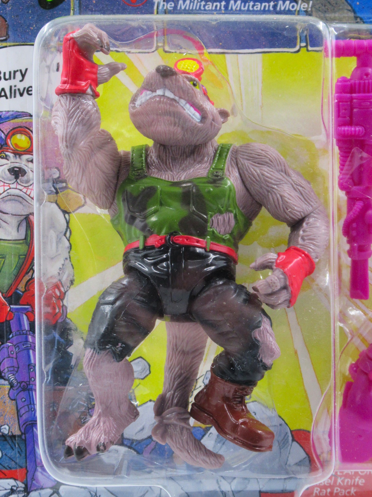 TMNT Dirtbag 4.5" Figure Teenage Mutant Ninja Turtles - Playmates (1991)