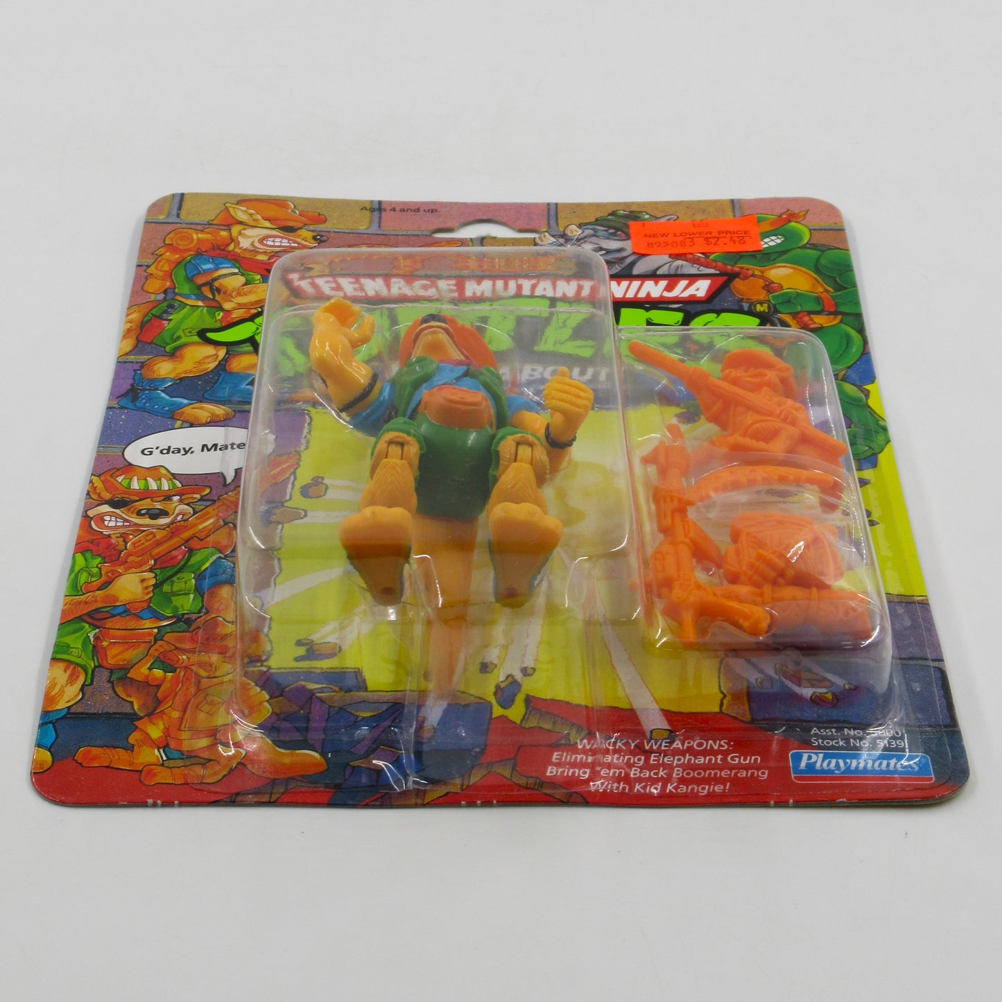 TMNT Walkabout 4.5" Figure Teenage Mutant Ninja Turtles - Playmates (1991)