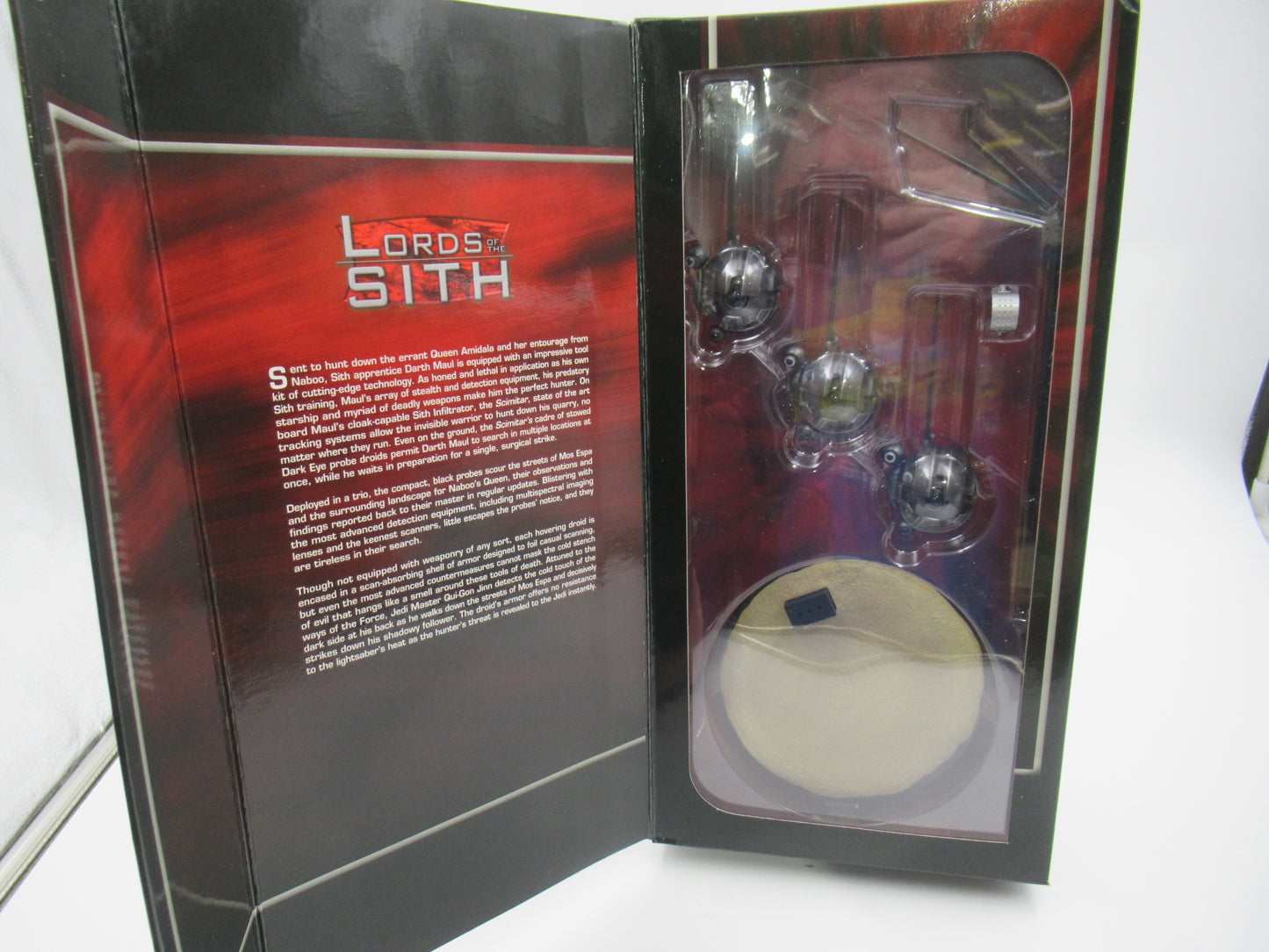 STAR WARS Darth Maul: Sith Lord & Sith Probe Droids - Sideshow Collectibles (2006) Lords of the Sith