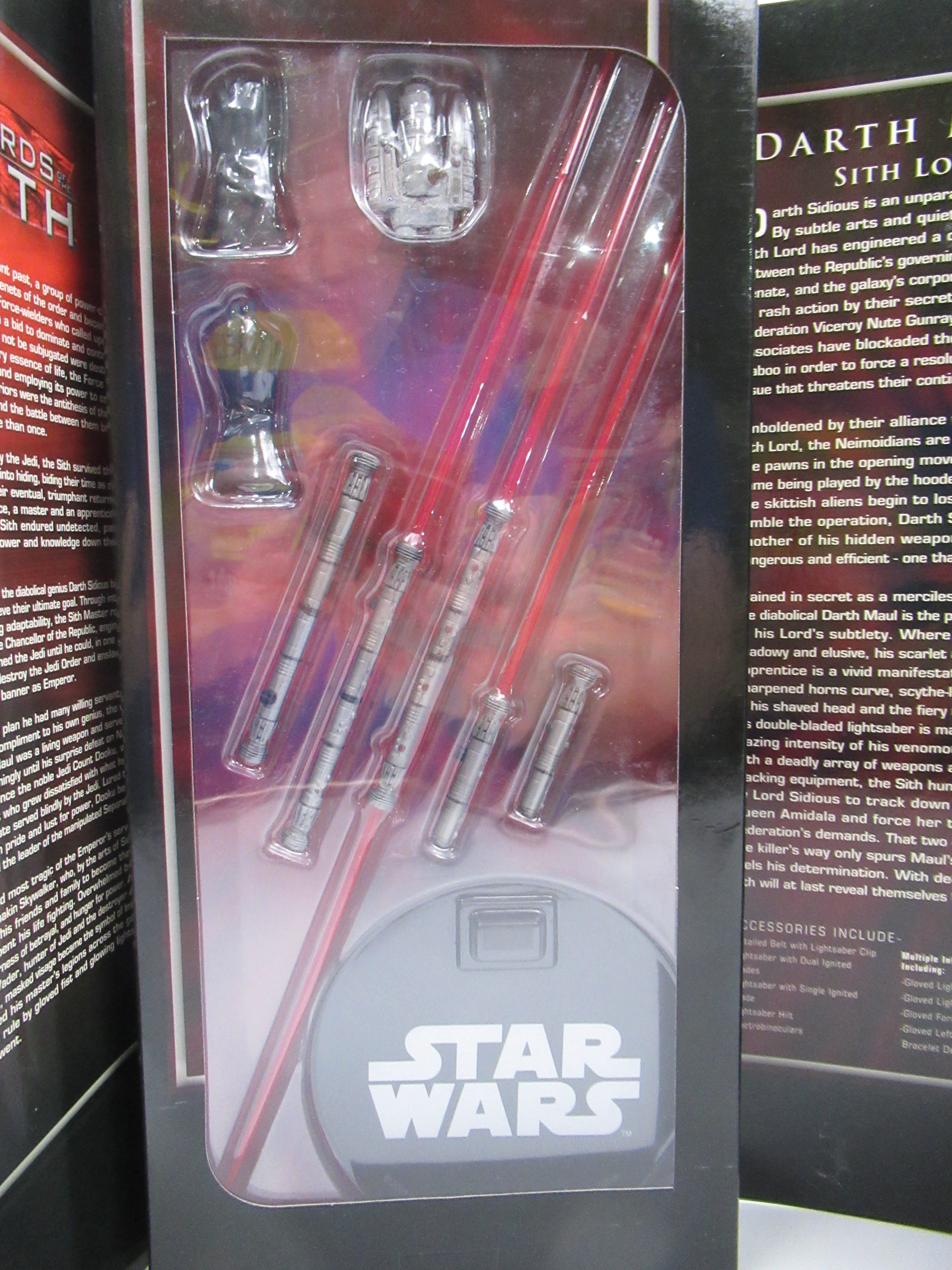 STAR WARS Darth Maul: Sith Lord & Sith Probe Droids - Sideshow Collectibles (2006) Lords of the Sith