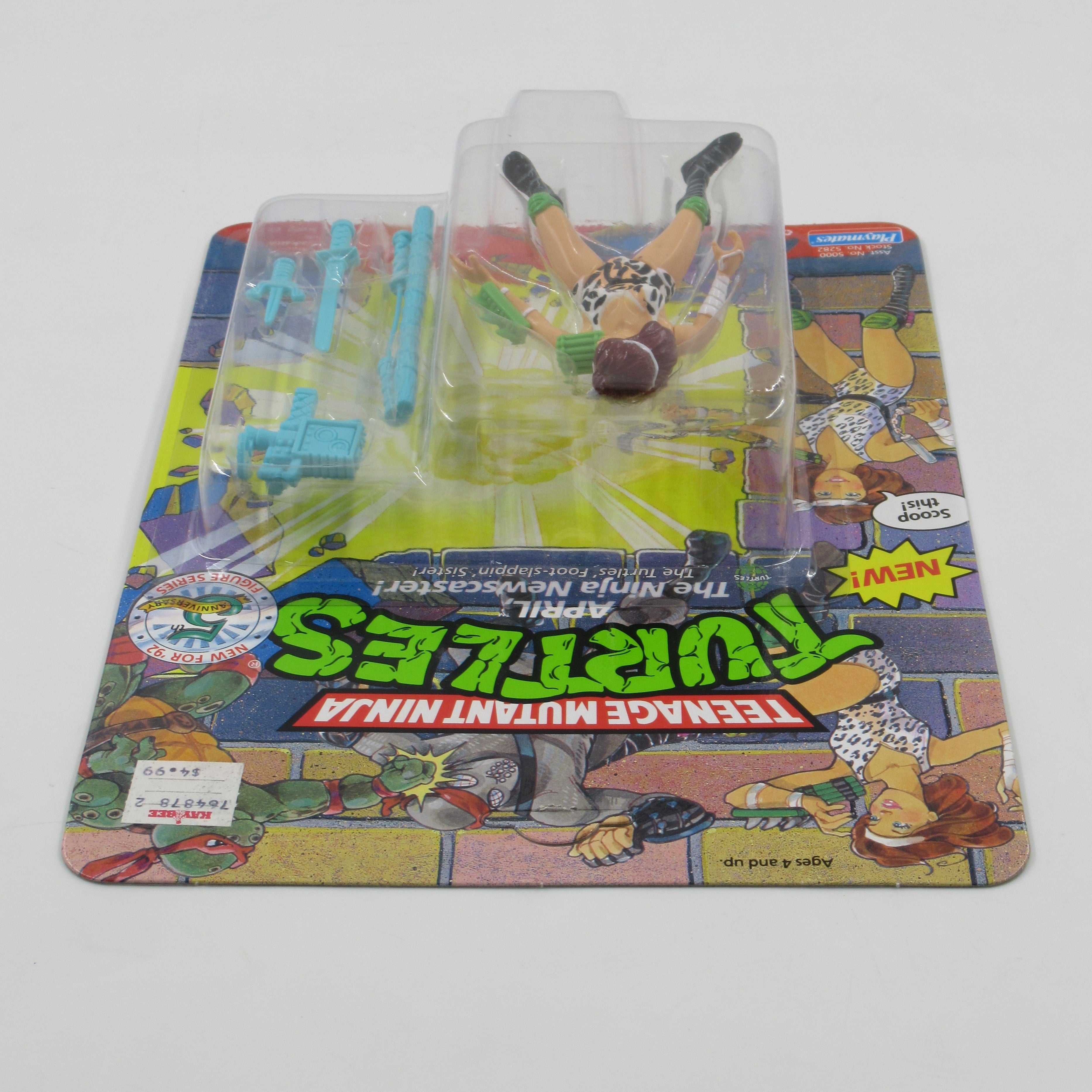 Teenage Mutant Ninja Turtles April O'Neil 5th Anniversary Set of 3 Figures TMNTs - Playmates (1992)