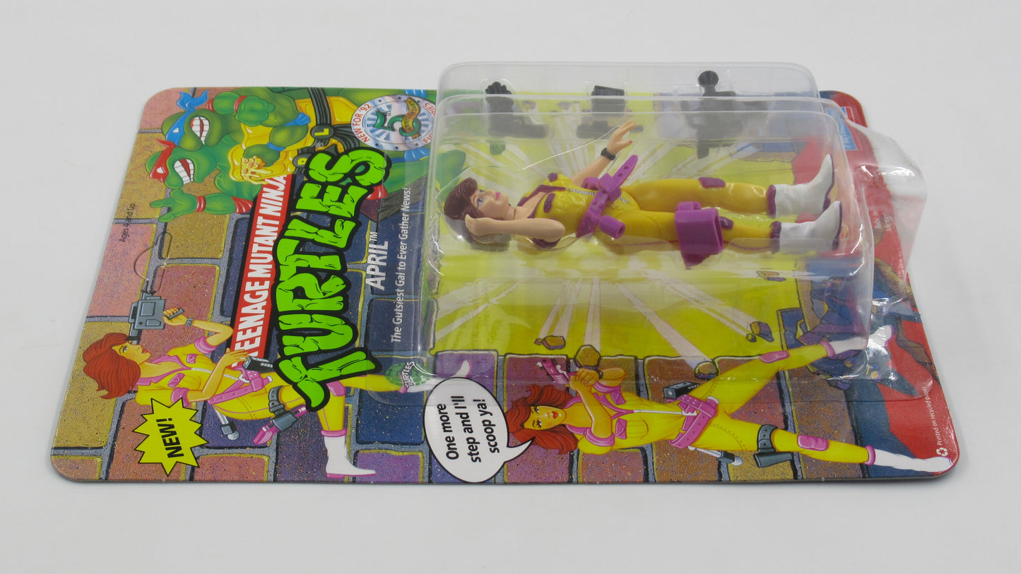 TMNT April O'Neil 5th Anniversary Set of 3 Figures Teenage Mutant Ninja Turtles - Playmates (1992)