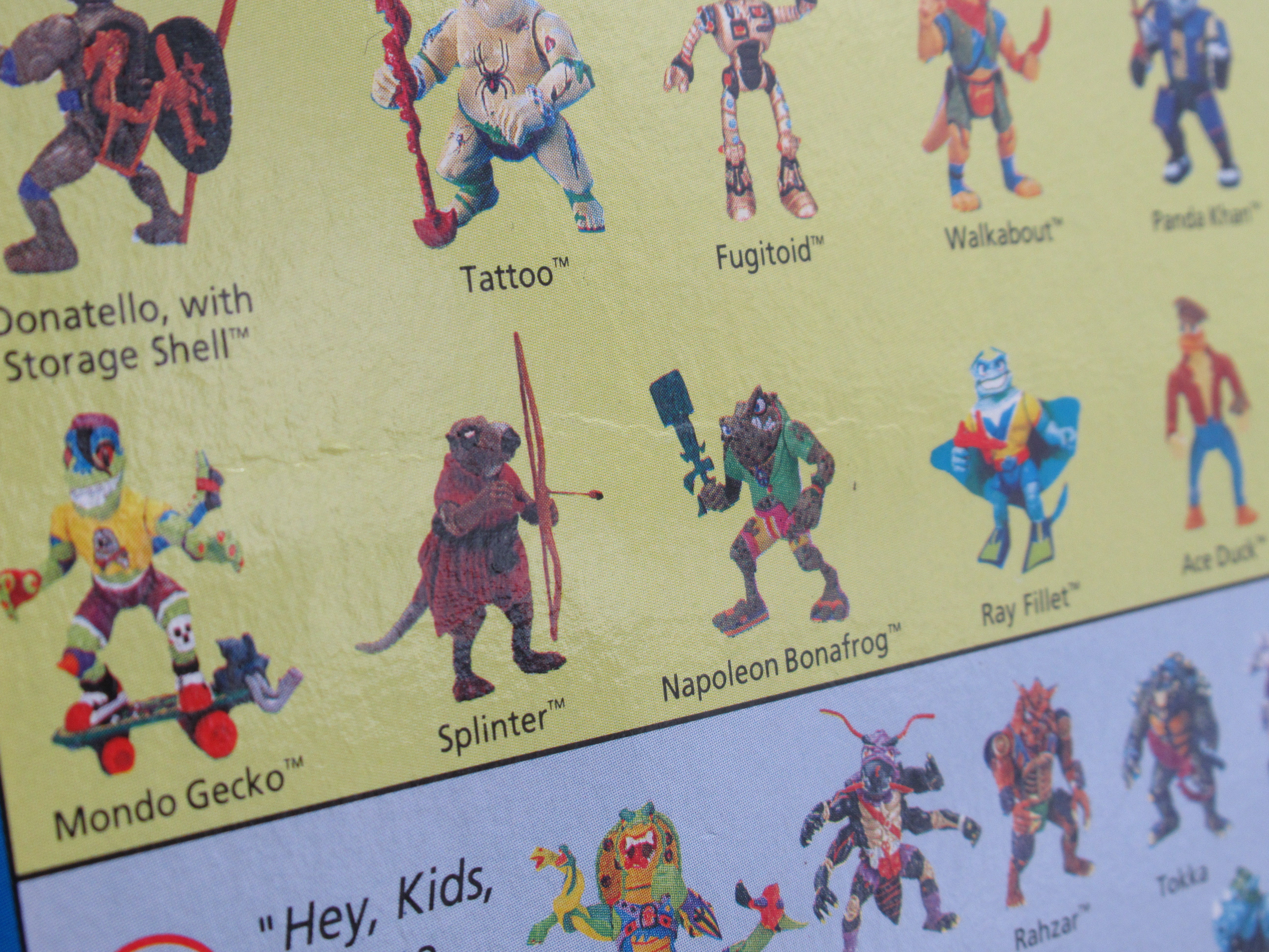 Teenage Mutant Ninja Turtles April O'Neil 5th Anniversary Set of 3 Figures TMNTs - Playmates (1992)