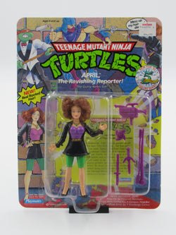 Teenage Mutant Ninja Turtles April the Ravishing Reporter Lot of 3 Figures TMNTs - Playmates (1992)