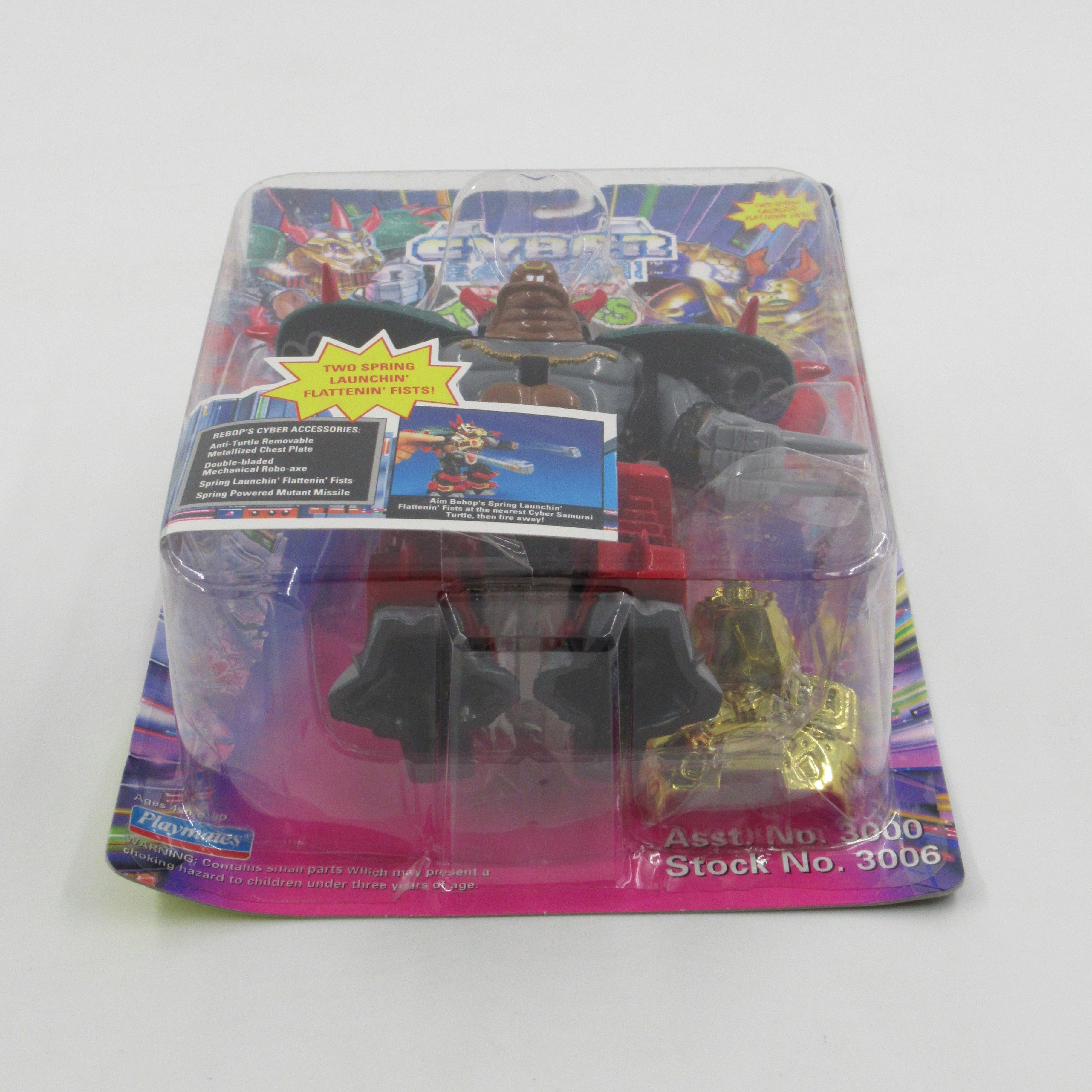 Teenage Mutant Ninja Turtles Cyber Samurai Bebop 5.5" Figure TMNTs - Playmates (1994)