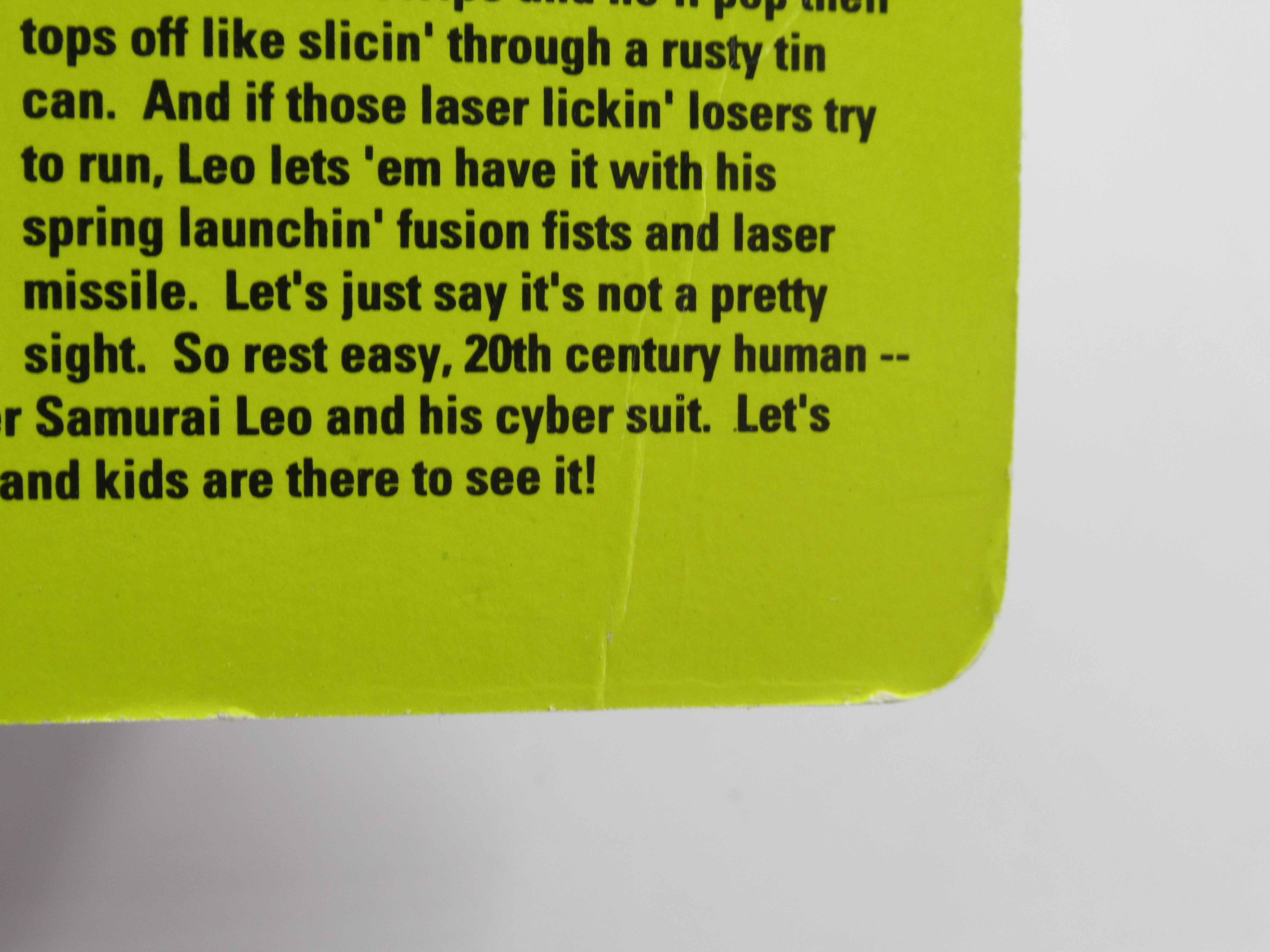 Teenage Mutant Ninja Turtles Cyber Samurai Leo 5.5" Figure TMNTs - Playmates (1994)