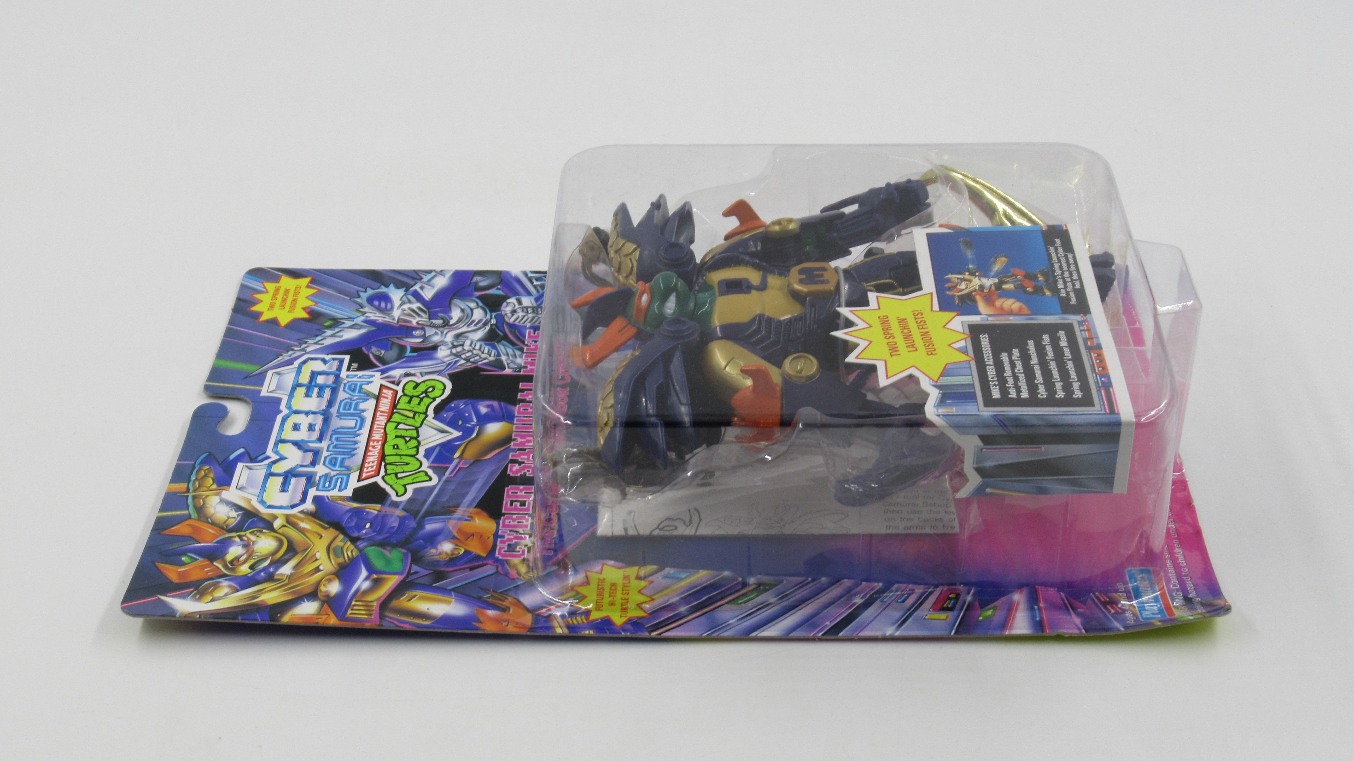 Teenage Mutant Ninja Turtles Cyber Samurai Mike 5.5" Figure TMNTs - Playmates (1994)