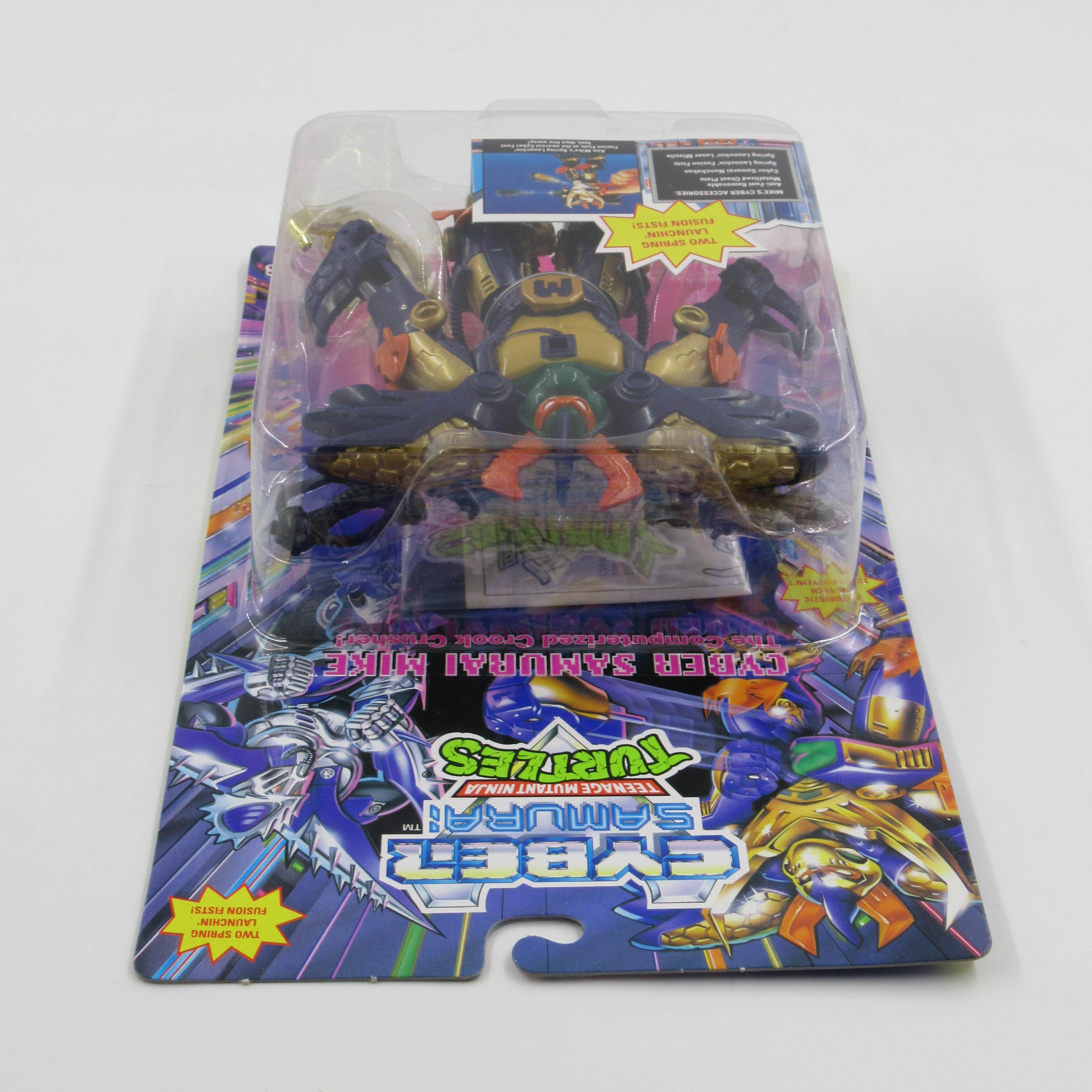 Teenage Mutant Ninja Turtles Cyber Samurai Mike 5.5" Figure TMNTs - Playmates (1994)