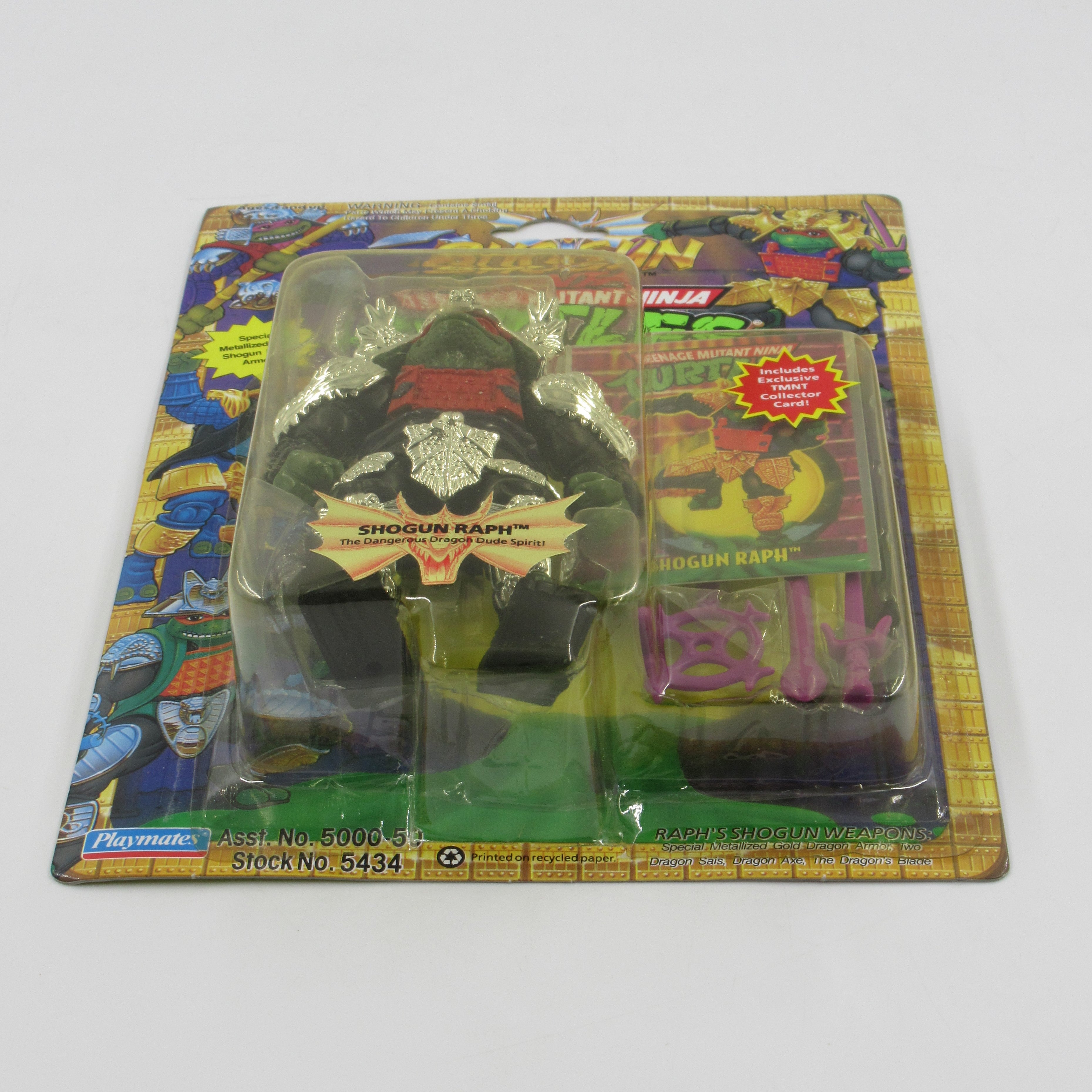 Teenage Mutant Ninja Turtles Shogun Raph 4.5" Figure TMNTs - Playmates (1994)