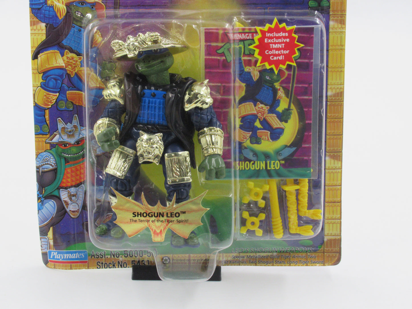 TMNT Shogun Leo 4.5" Figure Teenage Mutant Ninja Turtles - Playmates (1994)