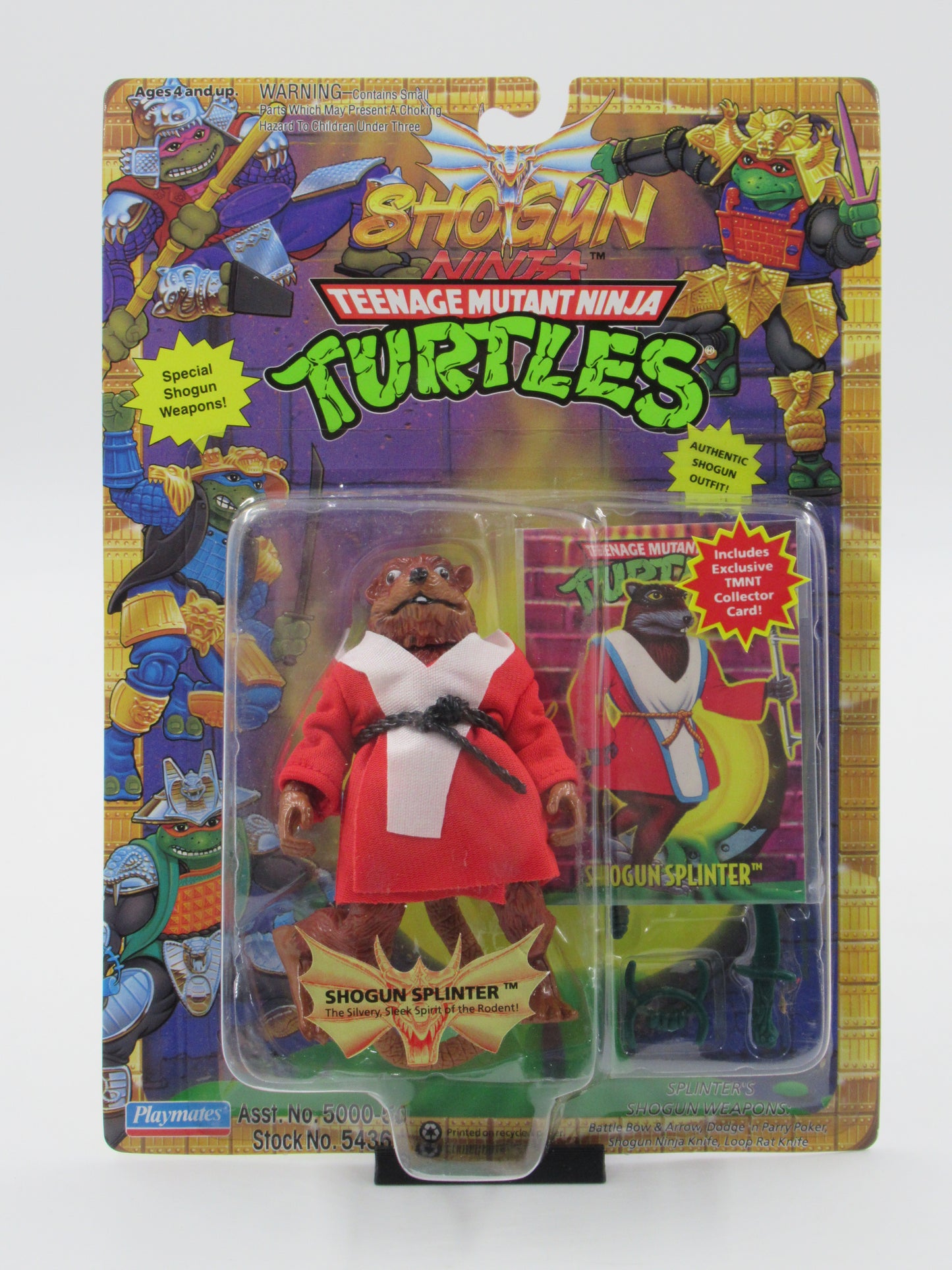 TMNT Shogun Splinter + April Figure Teenage Mutant Ninja Turtles - Playmates (1994)