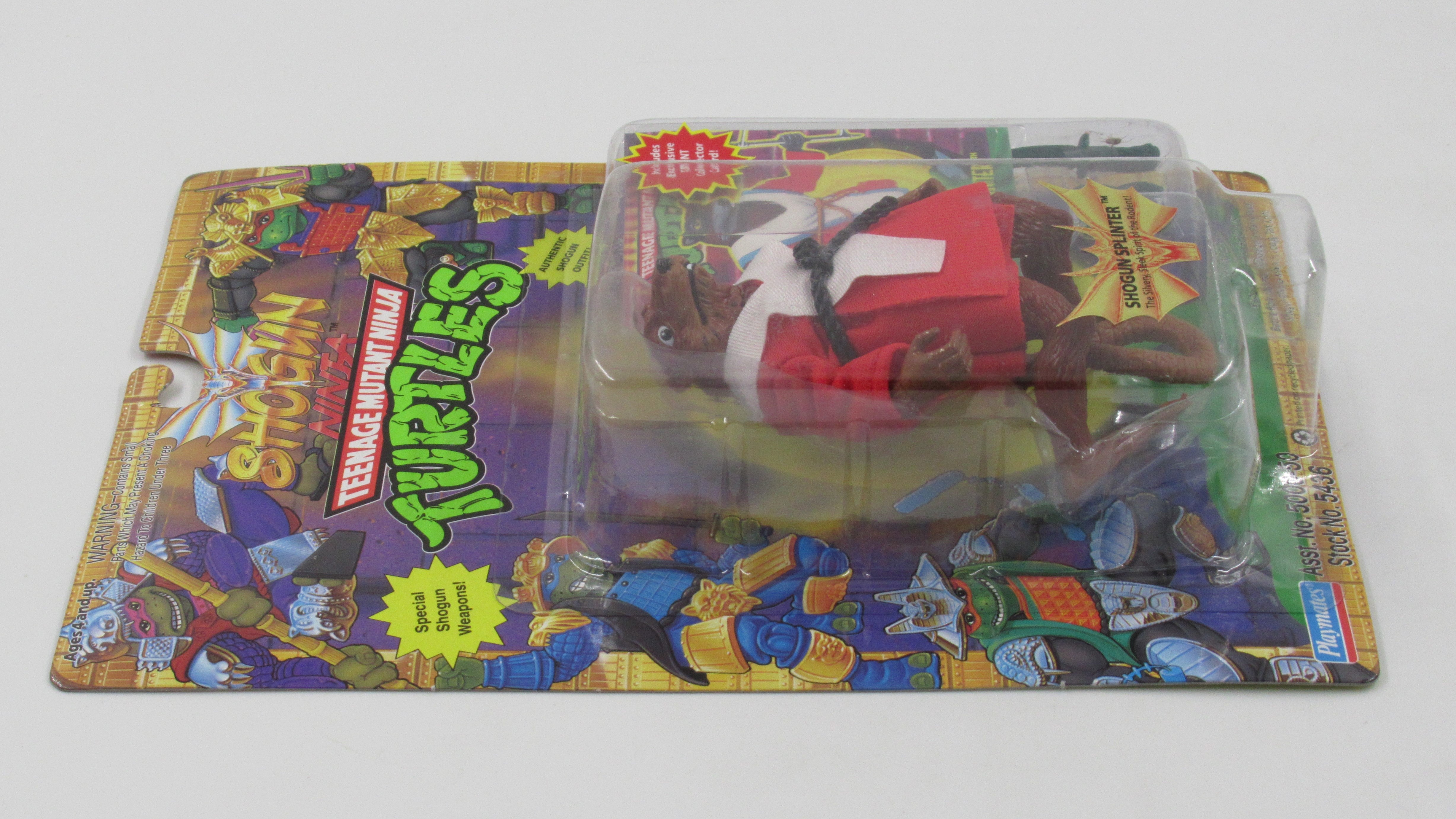 Teenage Mutant Ninja Turtles Shogun Splinter + April Figure TMNTs - Playmates (1994)