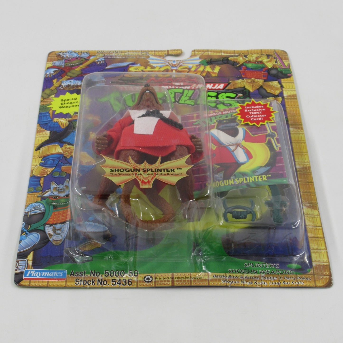 TMNT Shogun Splinter + April Figure Teenage Mutant Ninja Turtles - Playmates (1994)