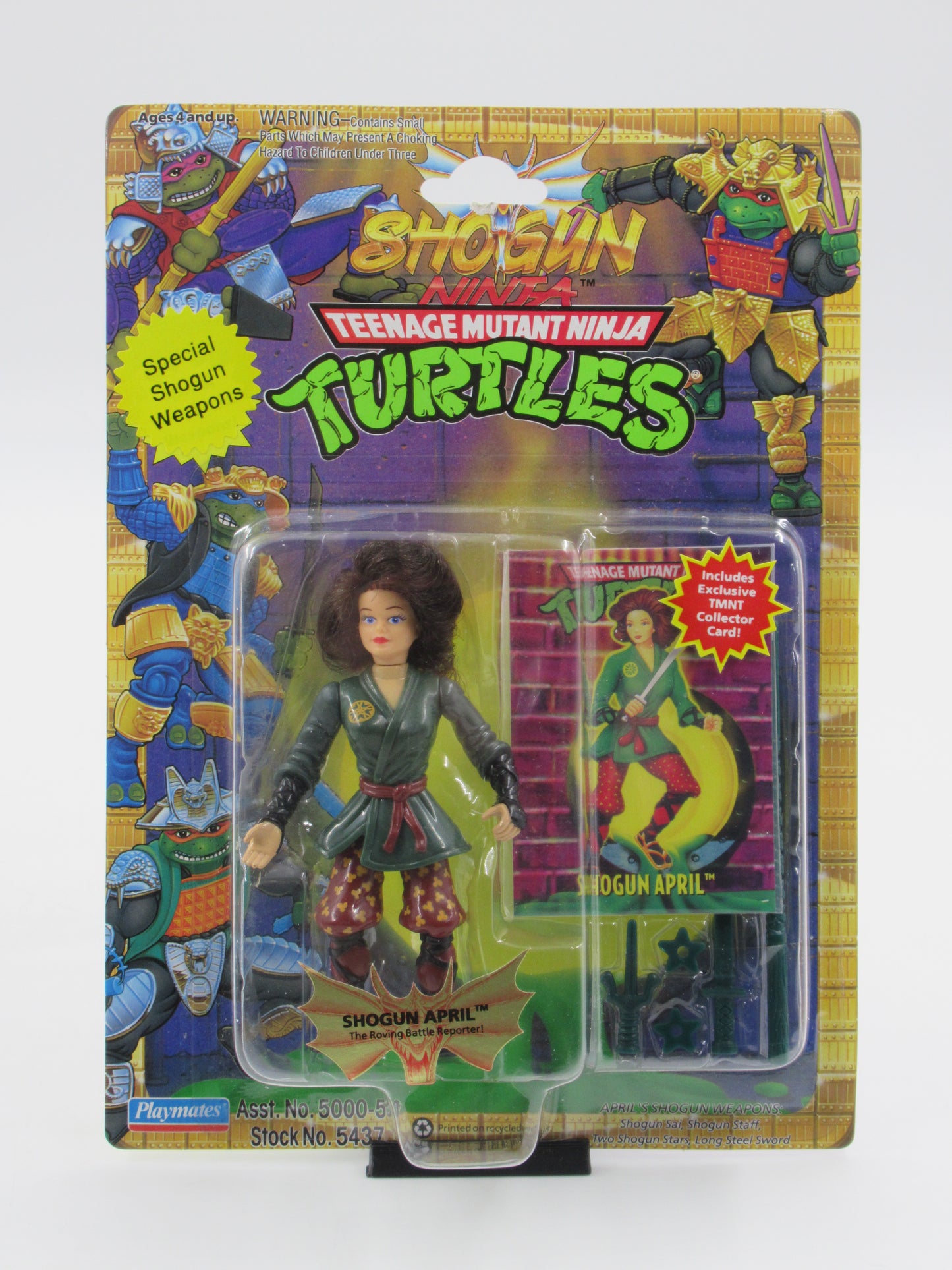 TMNT Shogun Splinter + April Figure Teenage Mutant Ninja Turtles - Playmates (1994)