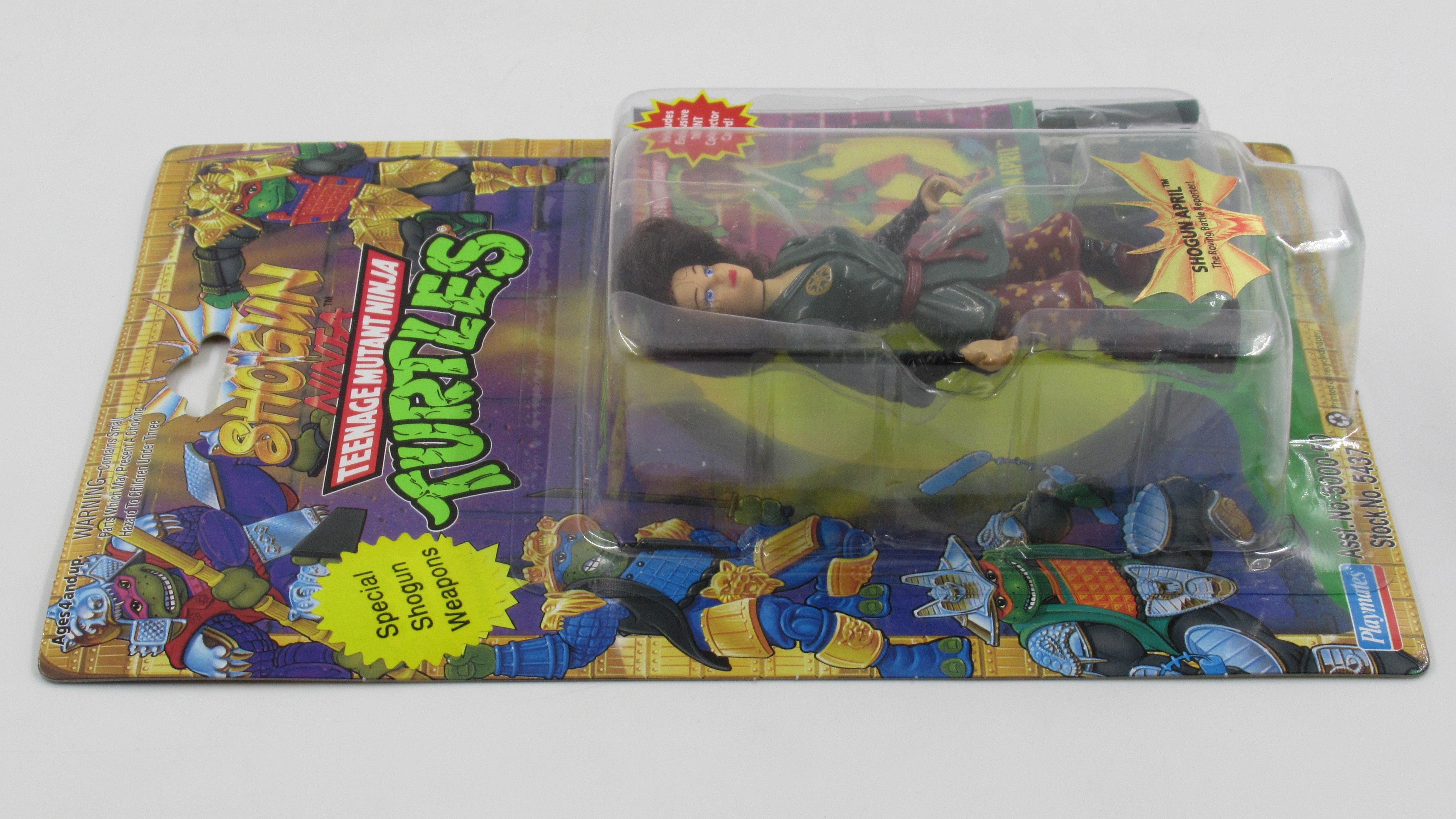 Teenage Mutant Ninja Turtles Shogun Splinter + April Figure TMNTs - Playmates (1994)