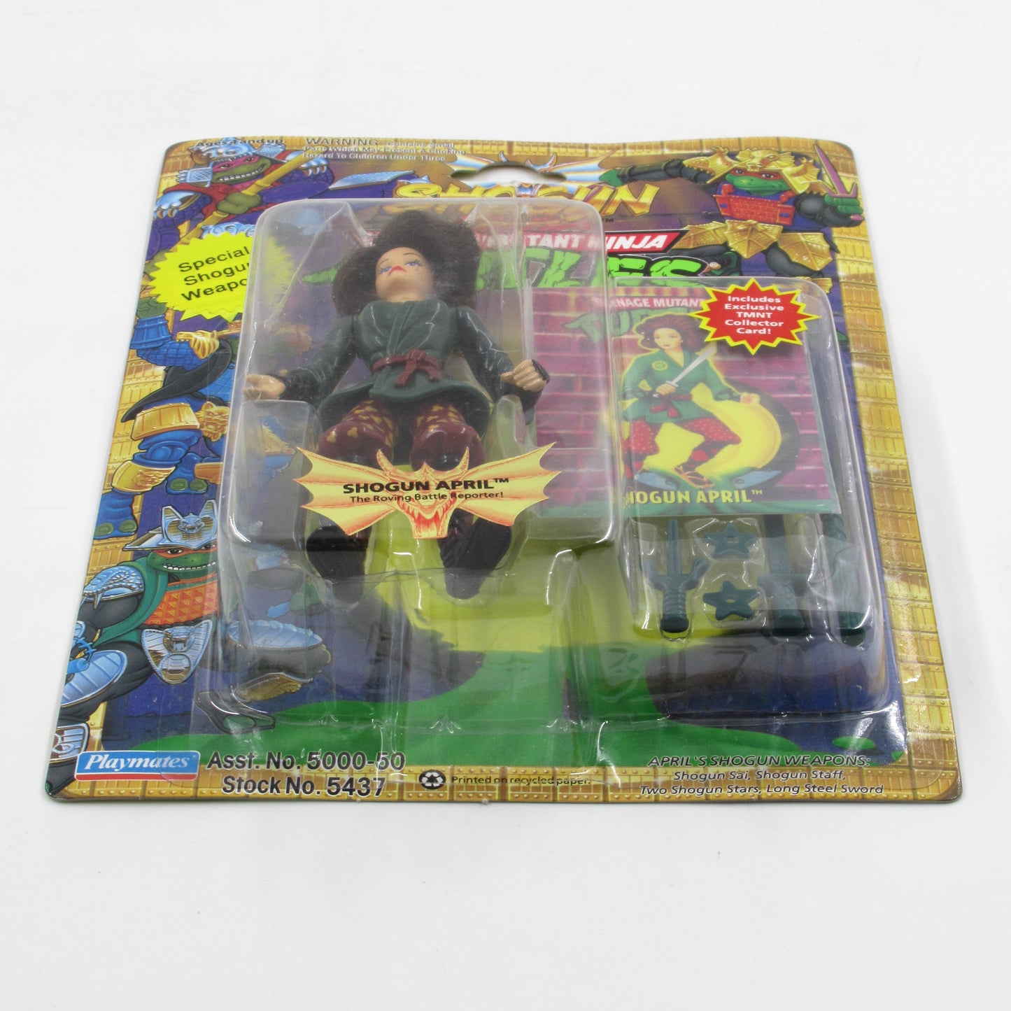 TMNT Shogun Splinter + April Figure Teenage Mutant Ninja Turtles - Playmates (1994)