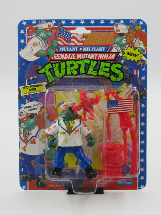 TMNT Midshipman Mike Mutant Military 4.5" Figure Teenage Mutant Ninja Turtles - Playmates (1991)