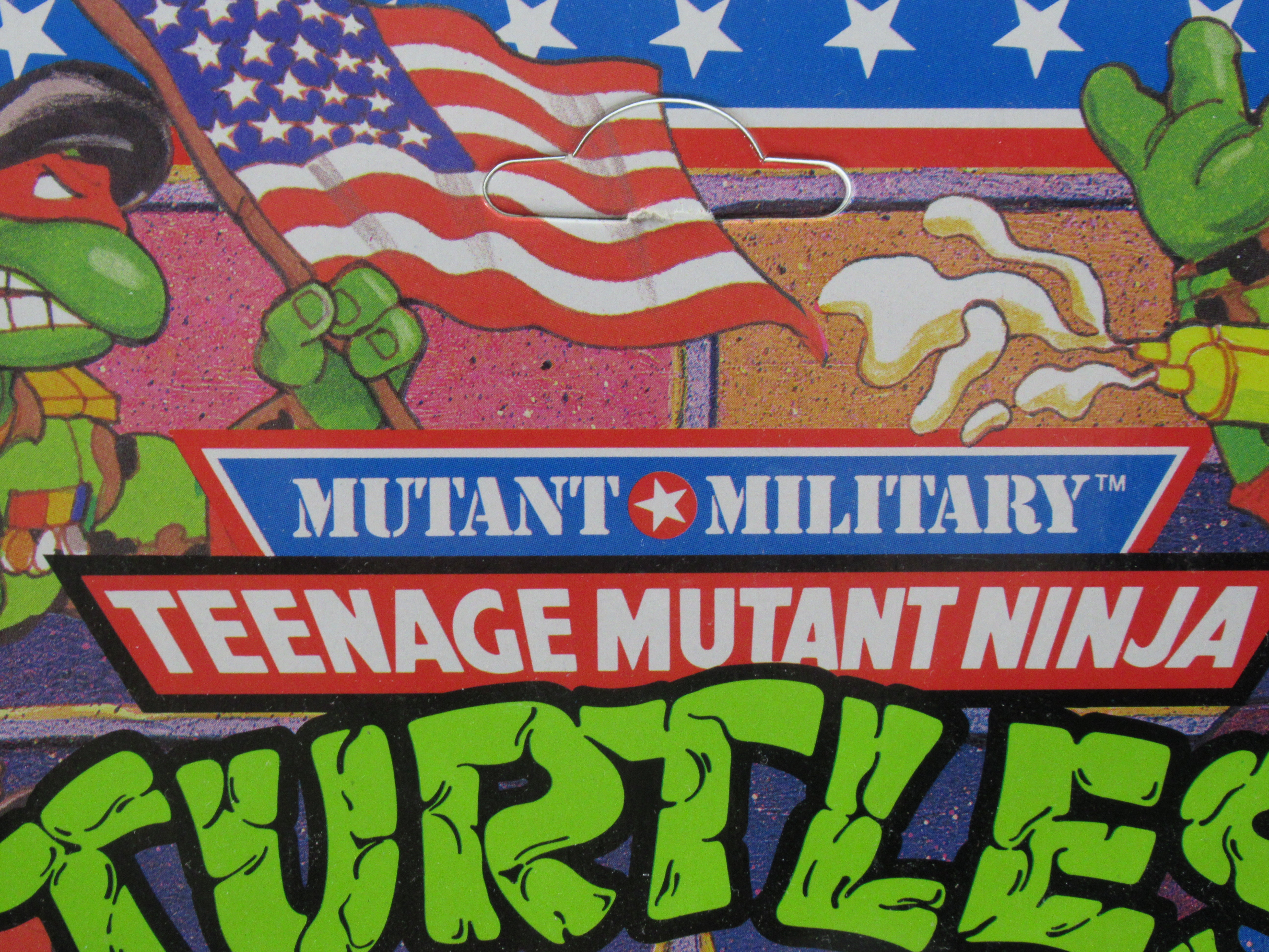 Teenage Mutant Ninja Turtles Raph, the Green Teen Beret Mutant Military Figure TMNTs - Playmates (1991)