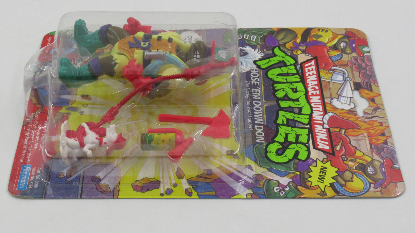 TMNT Hose 'Em Down Don 4.5" Figure Teenage Mutant Ninja Turtles - Playmates (1991)