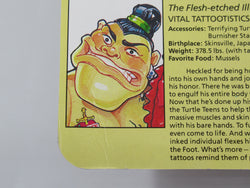 Teenage Mutant Ninja Turtles Tattoo 4.5" Figure TMNTs - Playmates (1991)