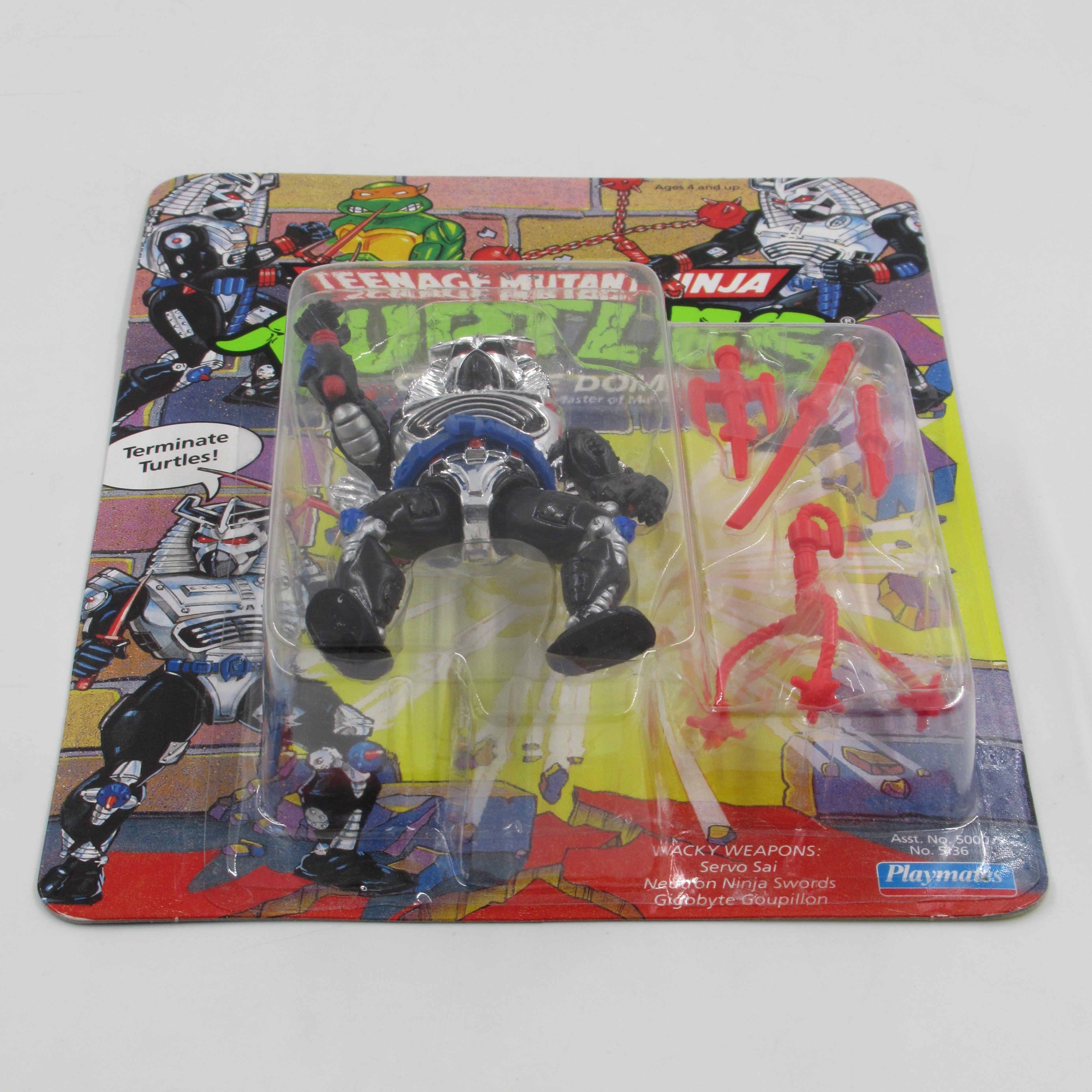 Teenage Mutant Ninja Turtles Chrome Dome 4.5" Figure TMNTs - Playmates (1991)