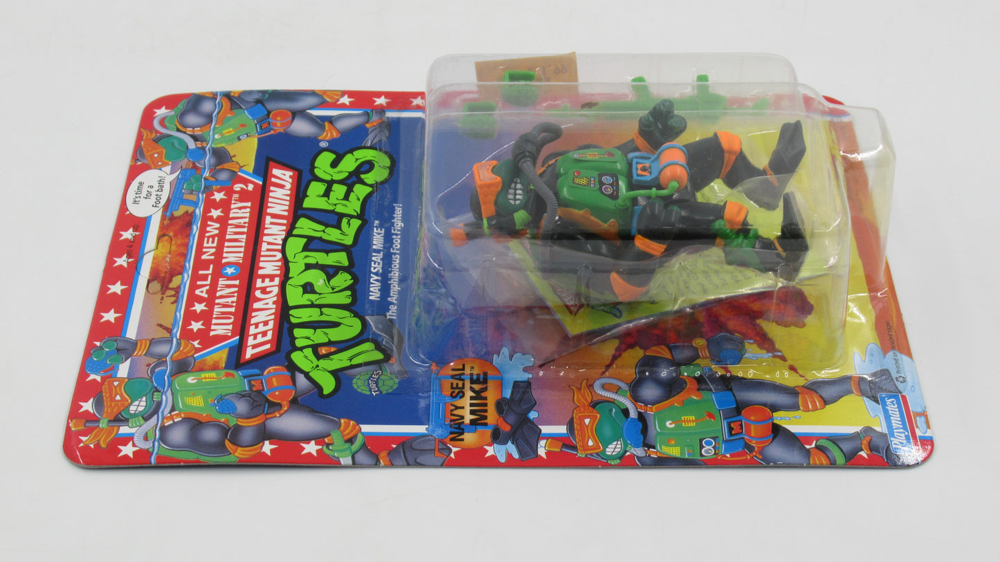 TMNT Navy Seal Mike Mutant Military II 4.5" Figure Teenage Mutant Ninja Turtles - Playmates (1992)