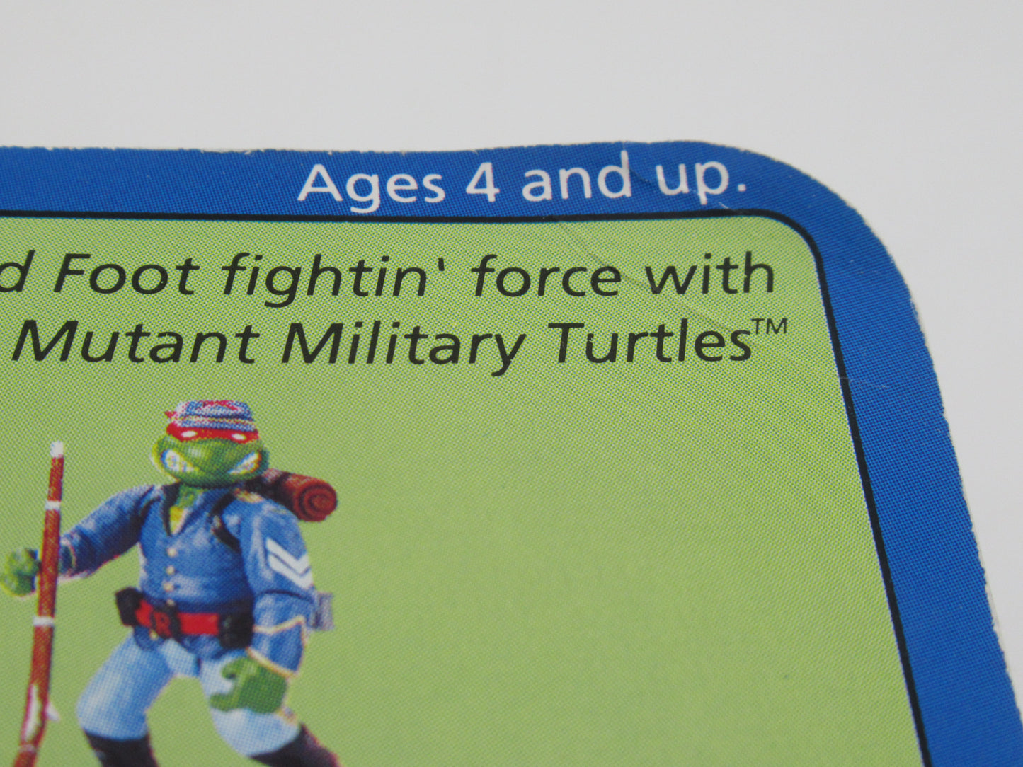 TMNT Navy Seal Mike Mutant Military II 4.5" Figure Teenage Mutant Ninja Turtles - Playmates (1992)