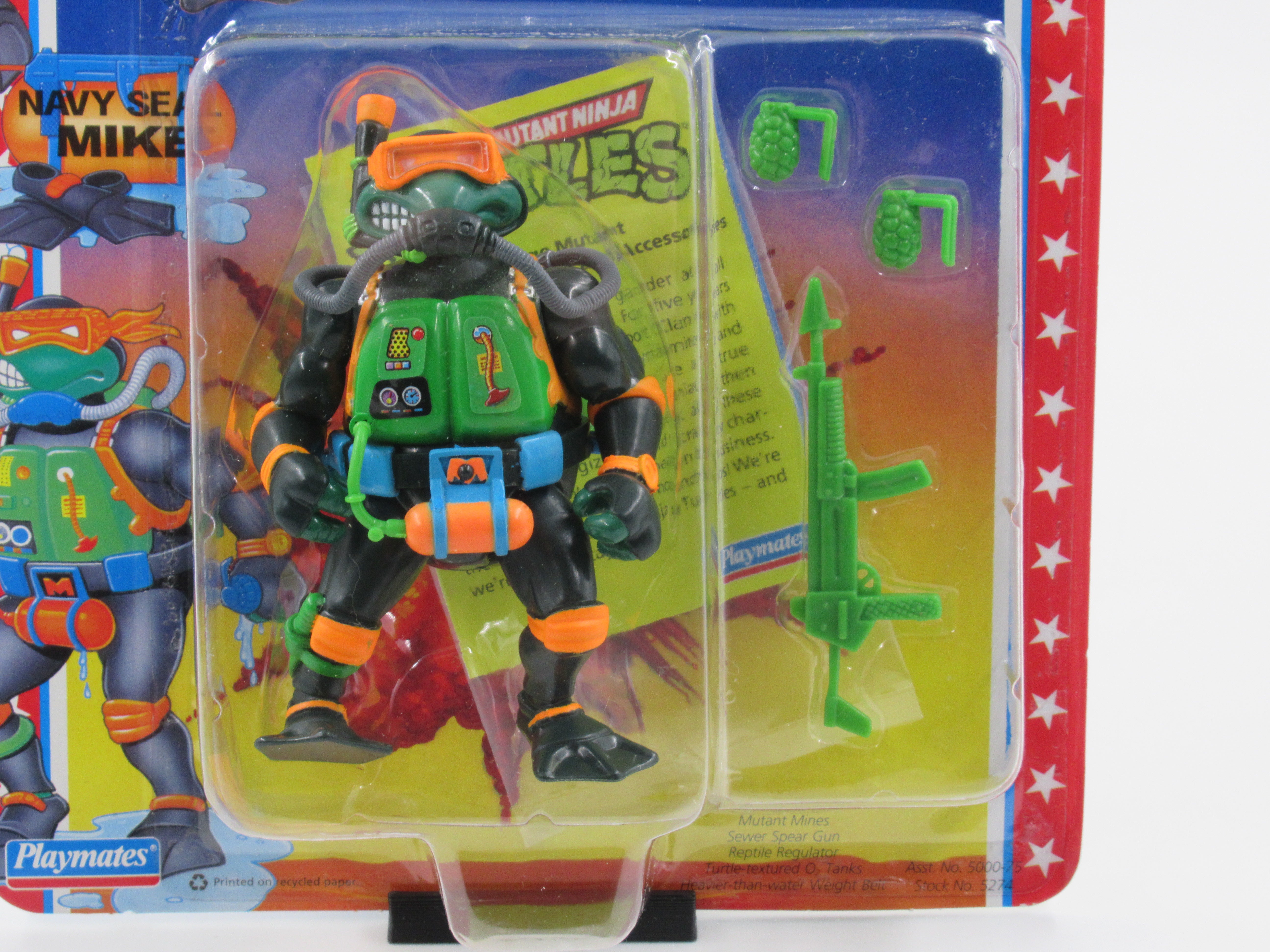 Teenage Mutant Ninja Turtles Navy Seal Mike Mutant Military II 4.5