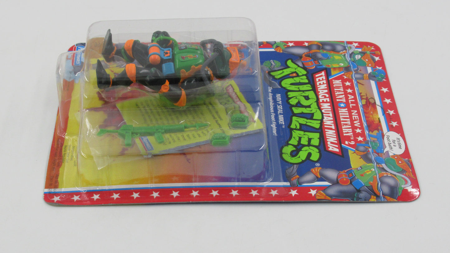 TMNT Navy Seal Mike Mutant Military II 4.5" Figure Teenage Mutant Ninja Turtles - Playmates (1992)