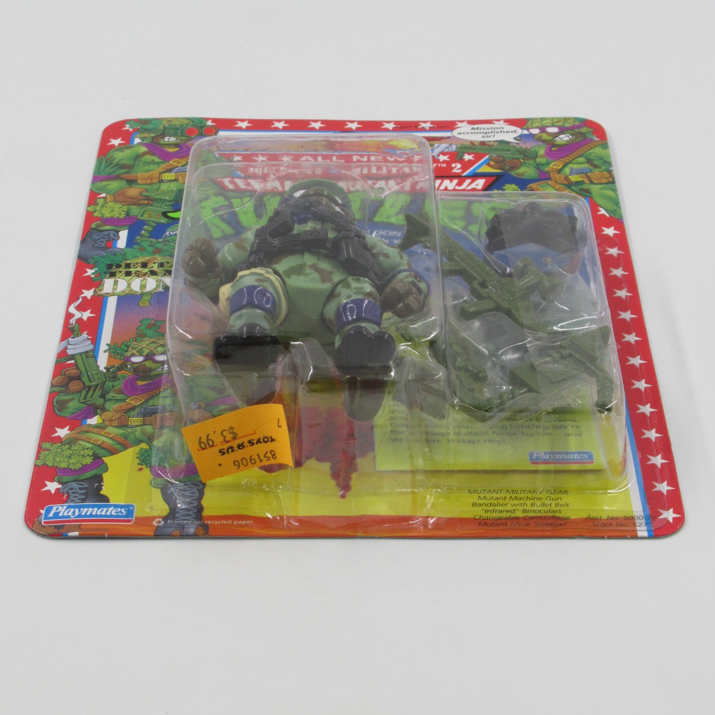 TMNT Delta Team Don Mutant Military II 4.5" Figure Teenage Mutant Ninja Turtles - Playmates (1992)