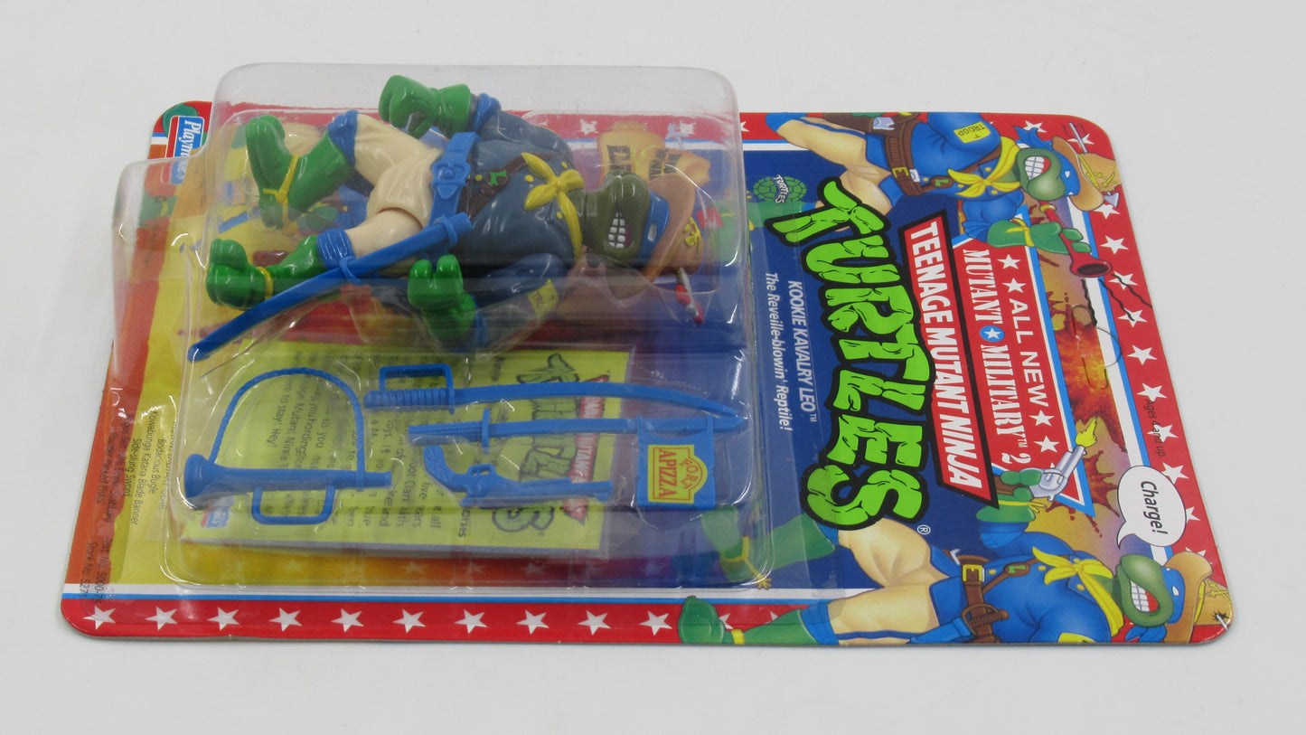 TMNT Kookie Kavalry Leo Mutant Military II 4.5" Figure Teenage Mutant Ninja Turtles - Playmates (1992)