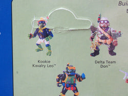 Teenage Mutant Ninja Turtles Kookie Kavalry Leo Mutant Military II 4.5" Figure TMNTs - Playmates (1992)