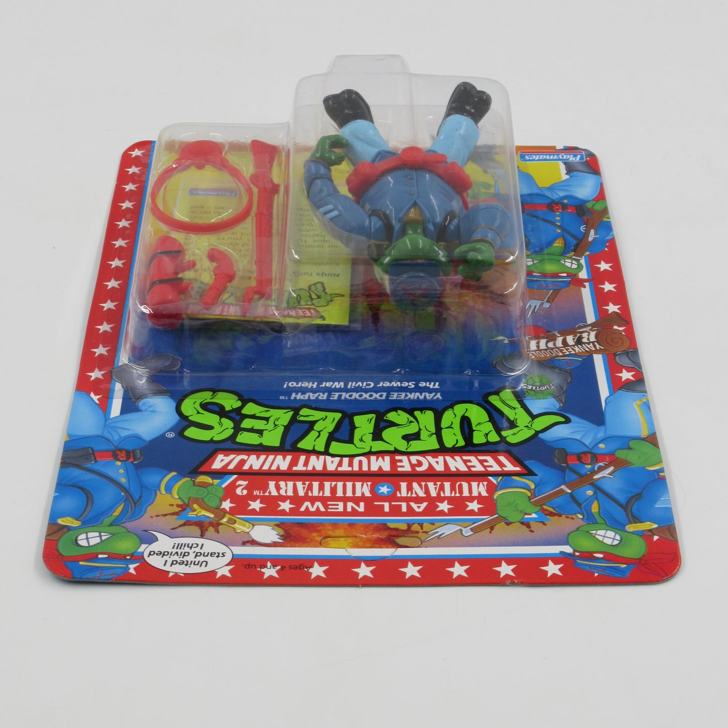 TMNT Yankee Doodle Raph Mutant Military II 4.5" Figure Teenage Mutant Ninja Turtles - Playmates (1992)