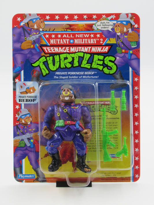 TMNT Private Porknose Bebop Mutant Military II 4.5" Figure Teenage Mutant Ninja Turtles - Playmates (1992)