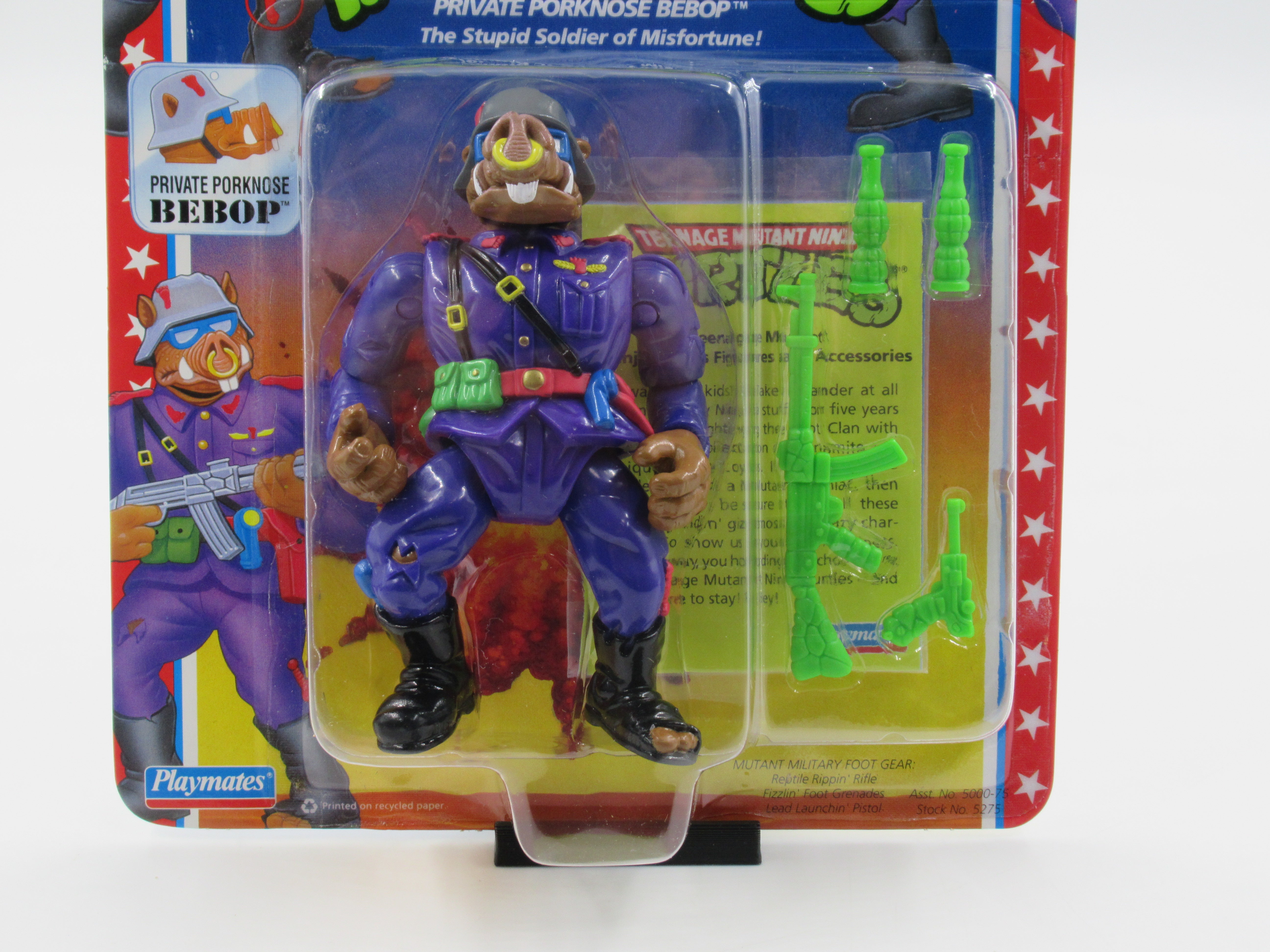 Teenage Mutant Ninja Turtles Private Porknose Bebop Mutant Military II 4.5