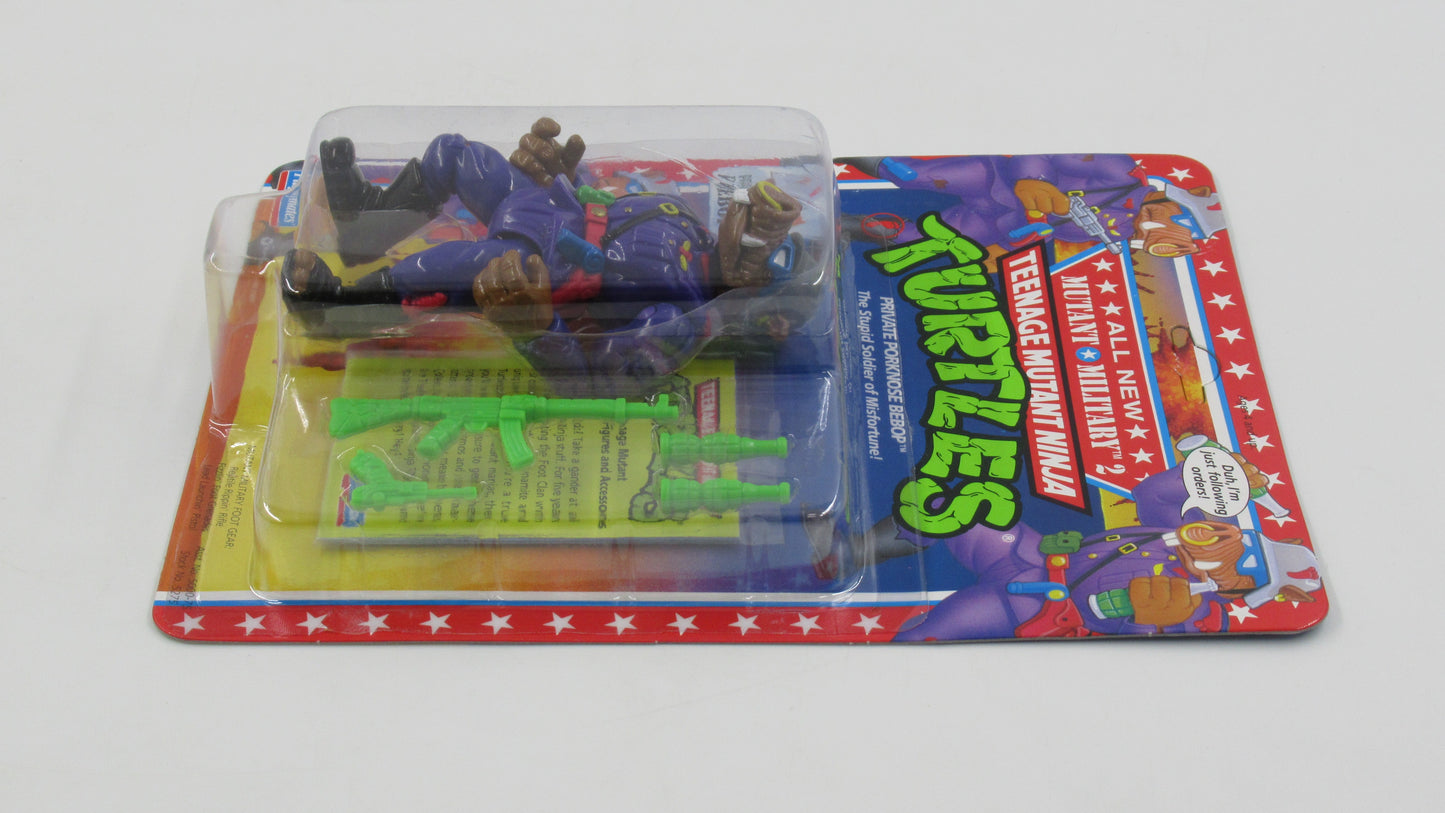 TMNT Private Porknose Bebop Mutant Military II 4.5" Figure Teenage Mutant Ninja Turtles - Playmates (1992)