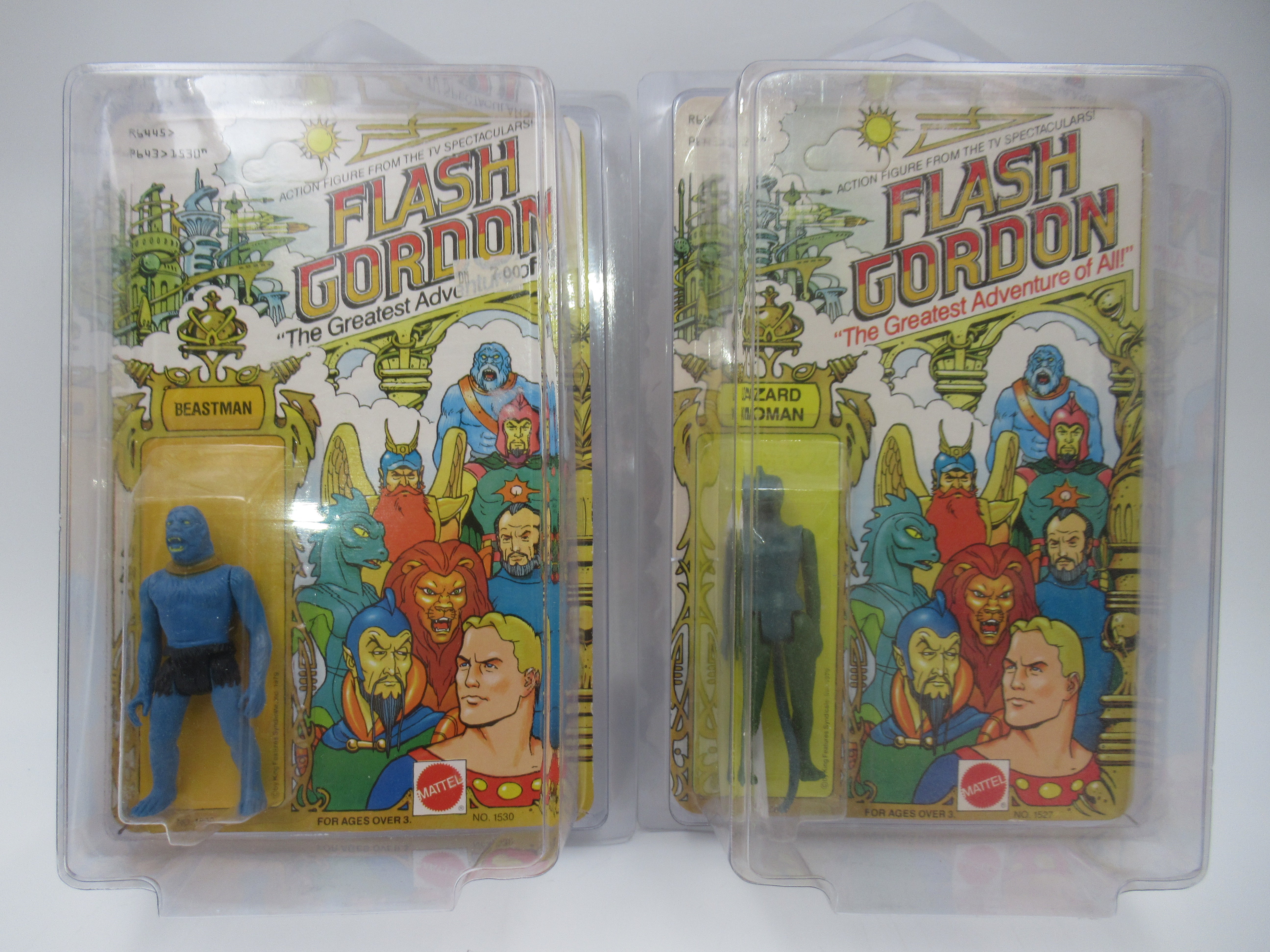 FLASH GORDON Action Figure Set of (8) - Mattel (1979) Vintage Toys