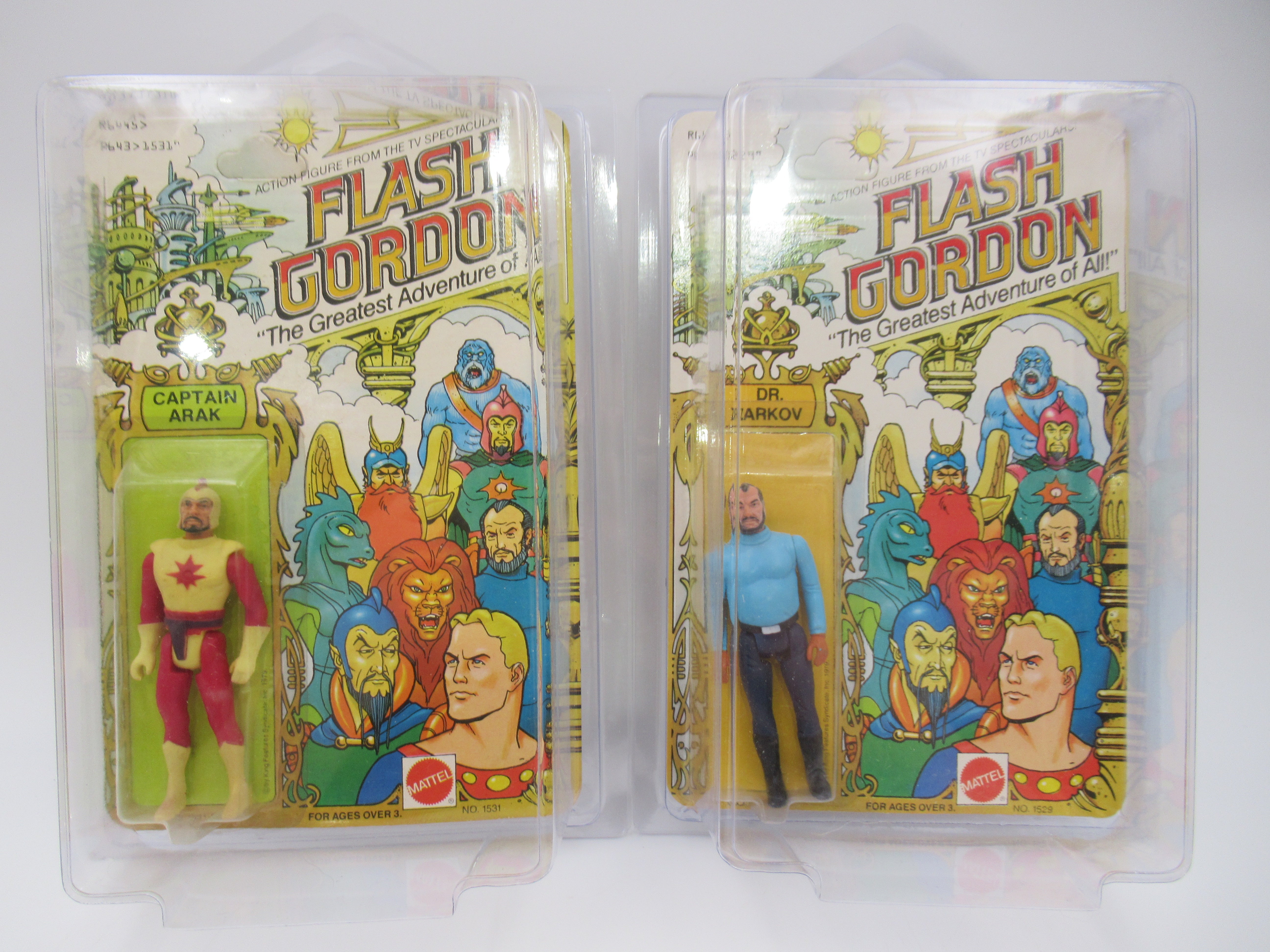 FLASH GORDON Action Figure Set of (8) - Mattel (1979) Vintage Toys