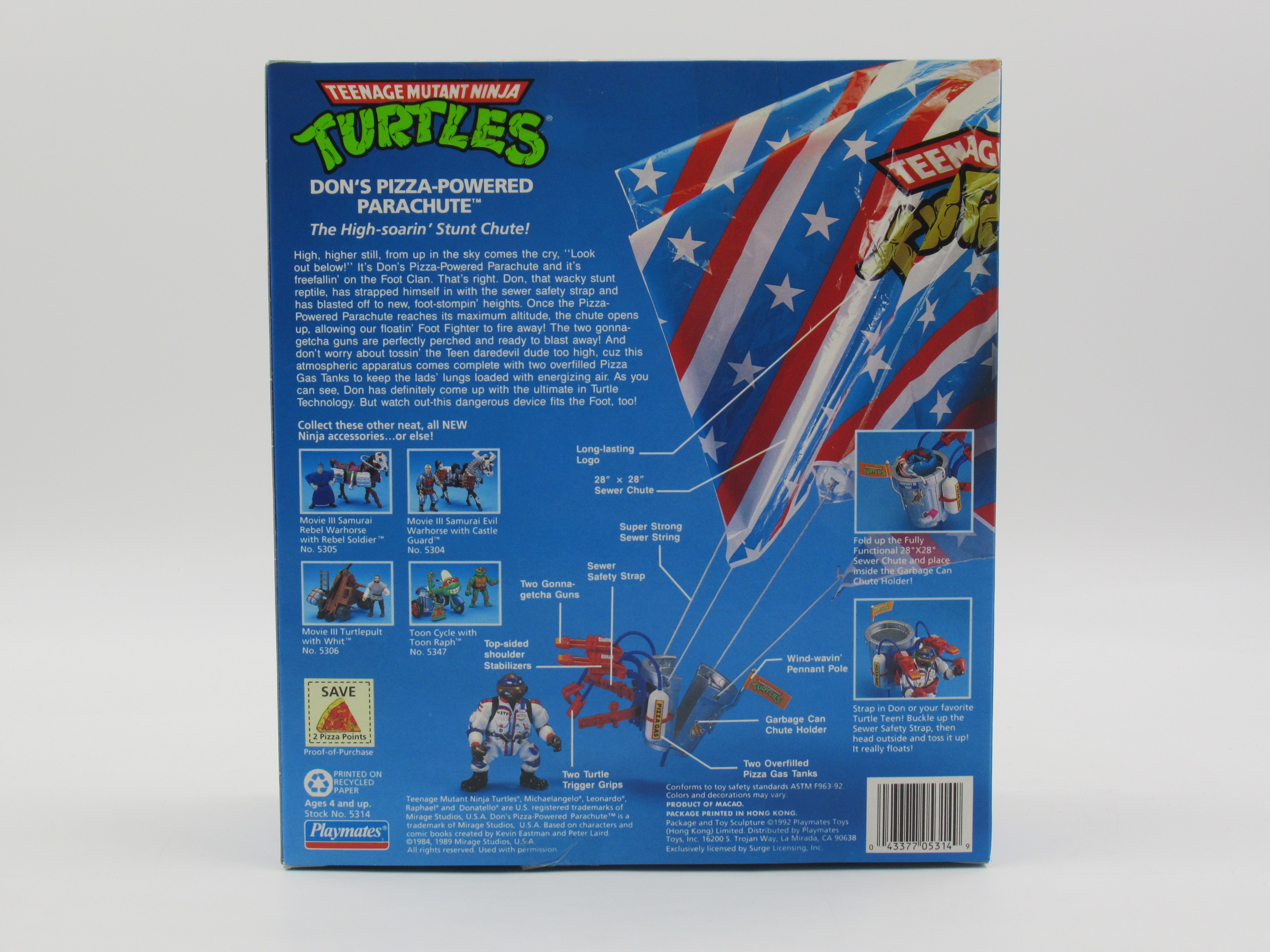 Teenage Mutant Ninja Turtles Don's Pizza-Powered Parachute 4.5