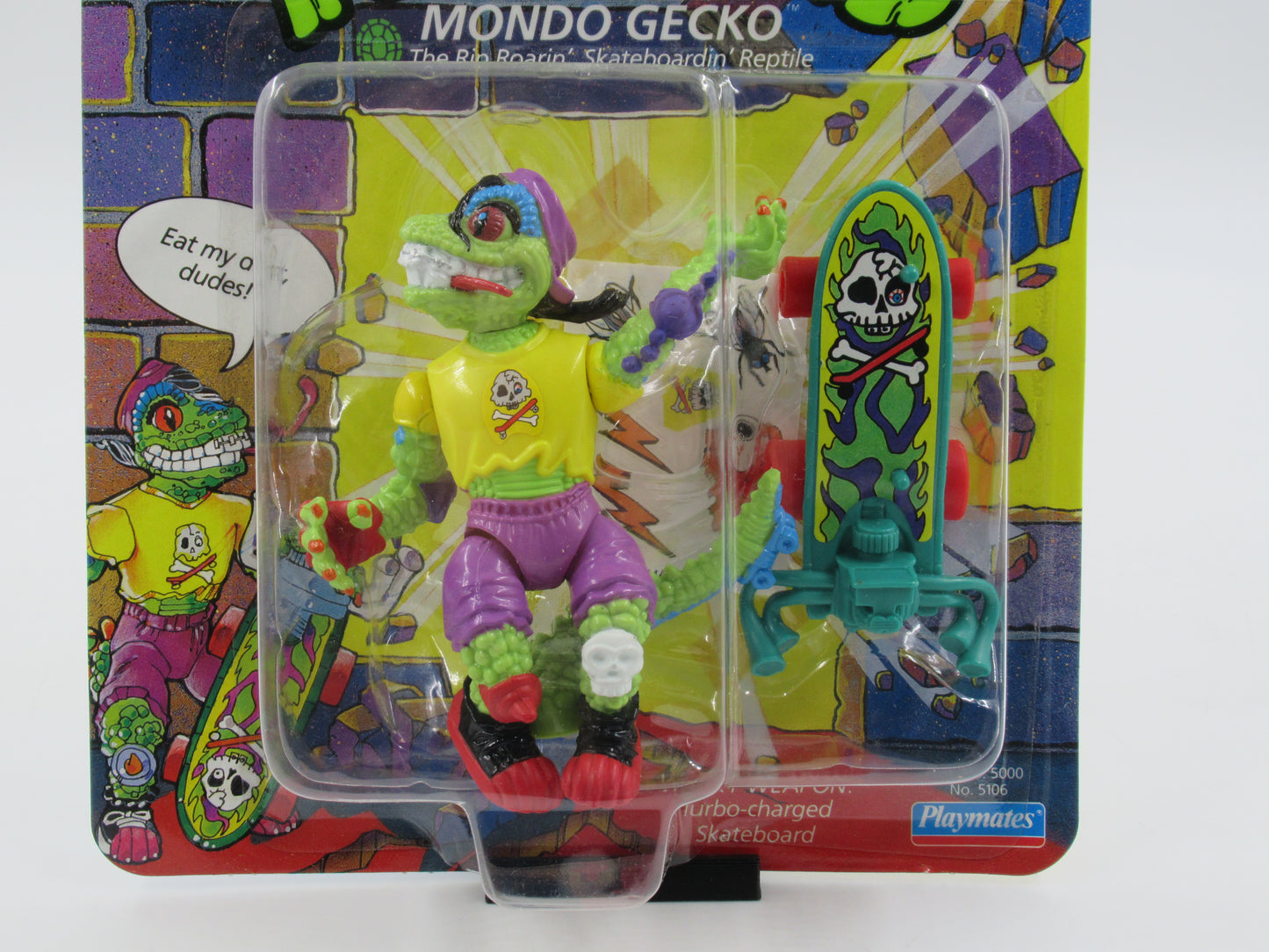 TMNT Mondo Gecko 4.5" Figure Teenage Mutant Ninja Turtles - Playmates (1990)