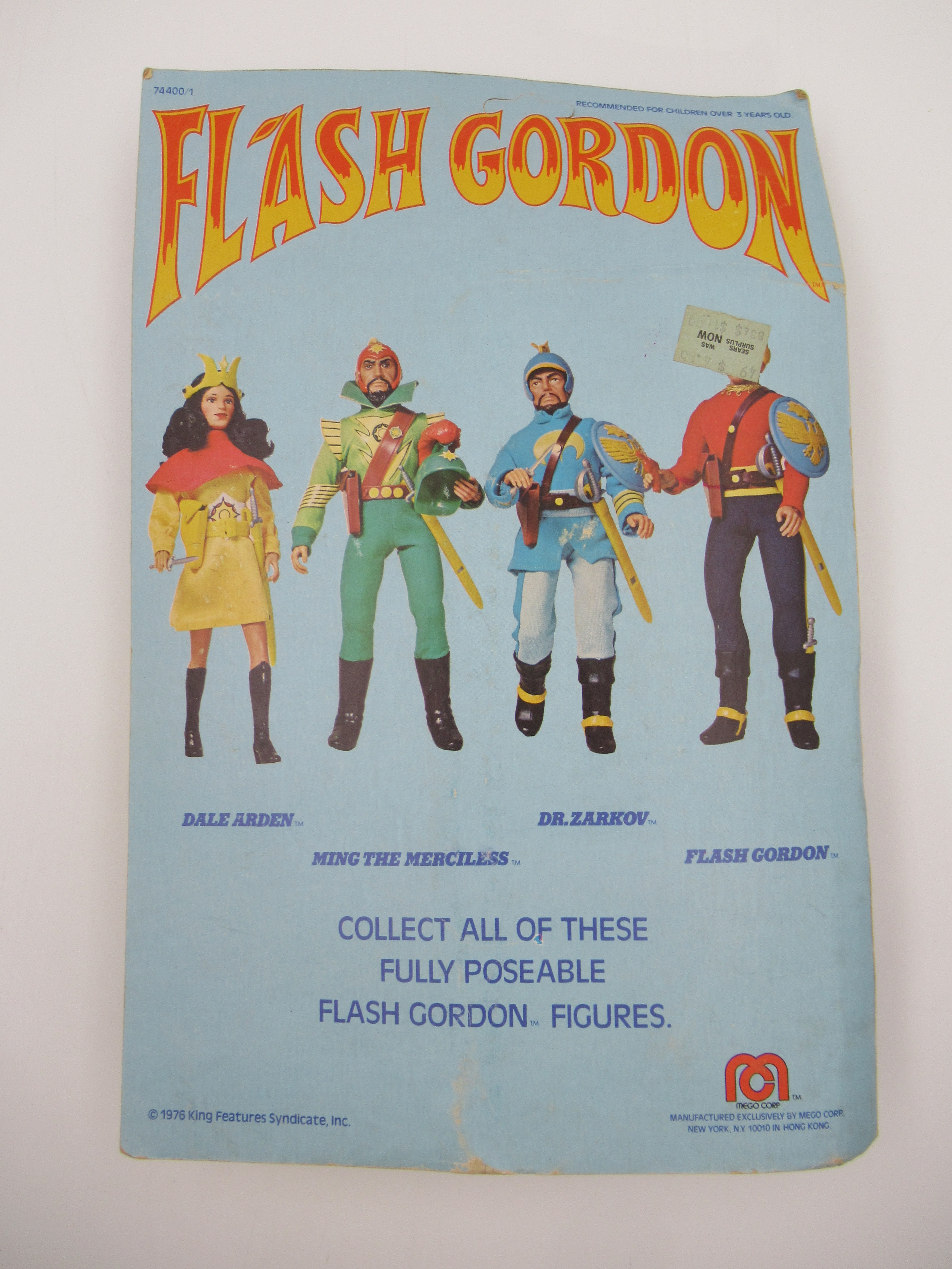 FLASH GORDON Action Figure Set - Mego Corp. (1976) Vintage Toy