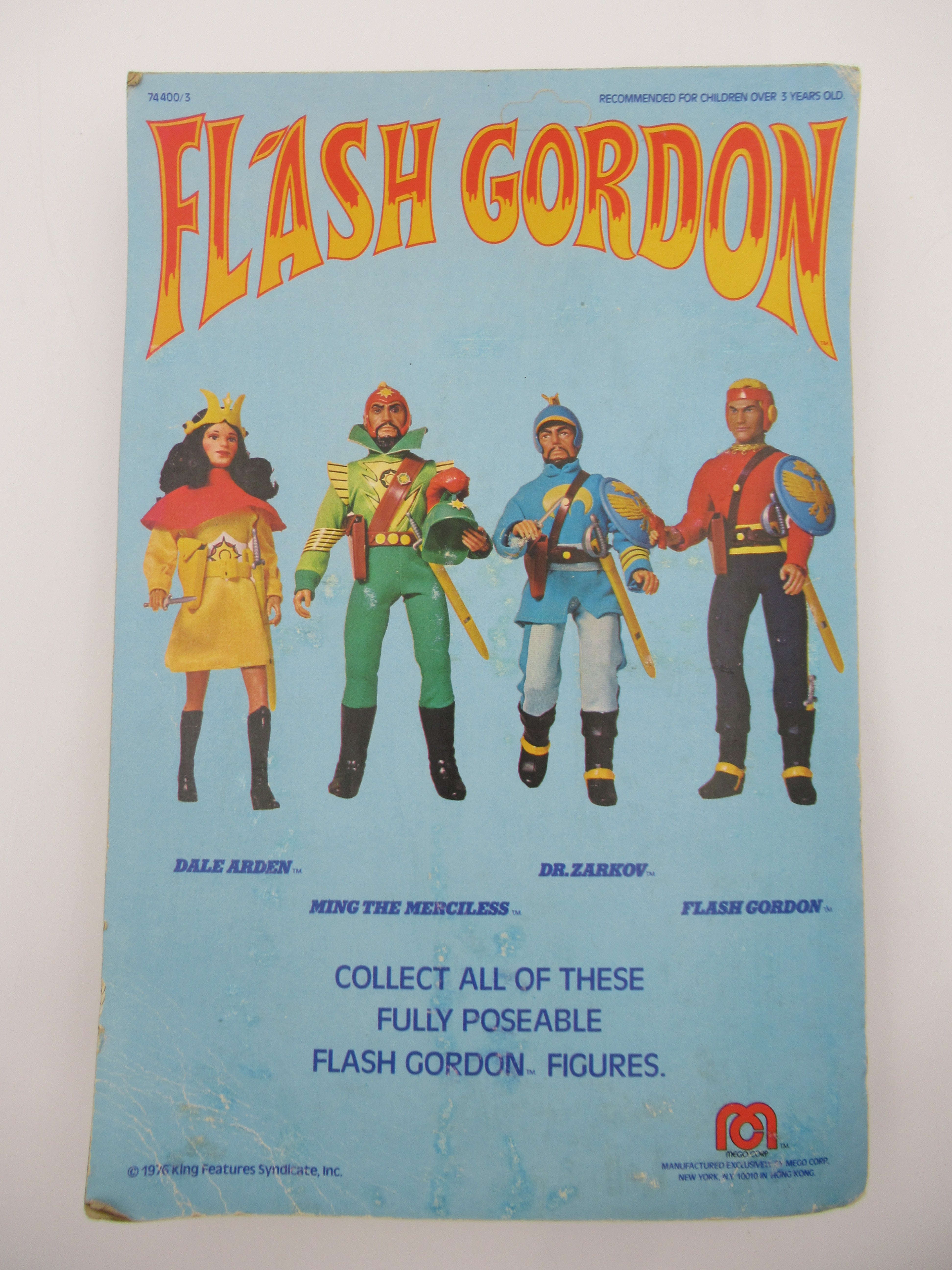 FLASH GORDON Action Figure Set - Mego Corp. (1976) Vintage Toy