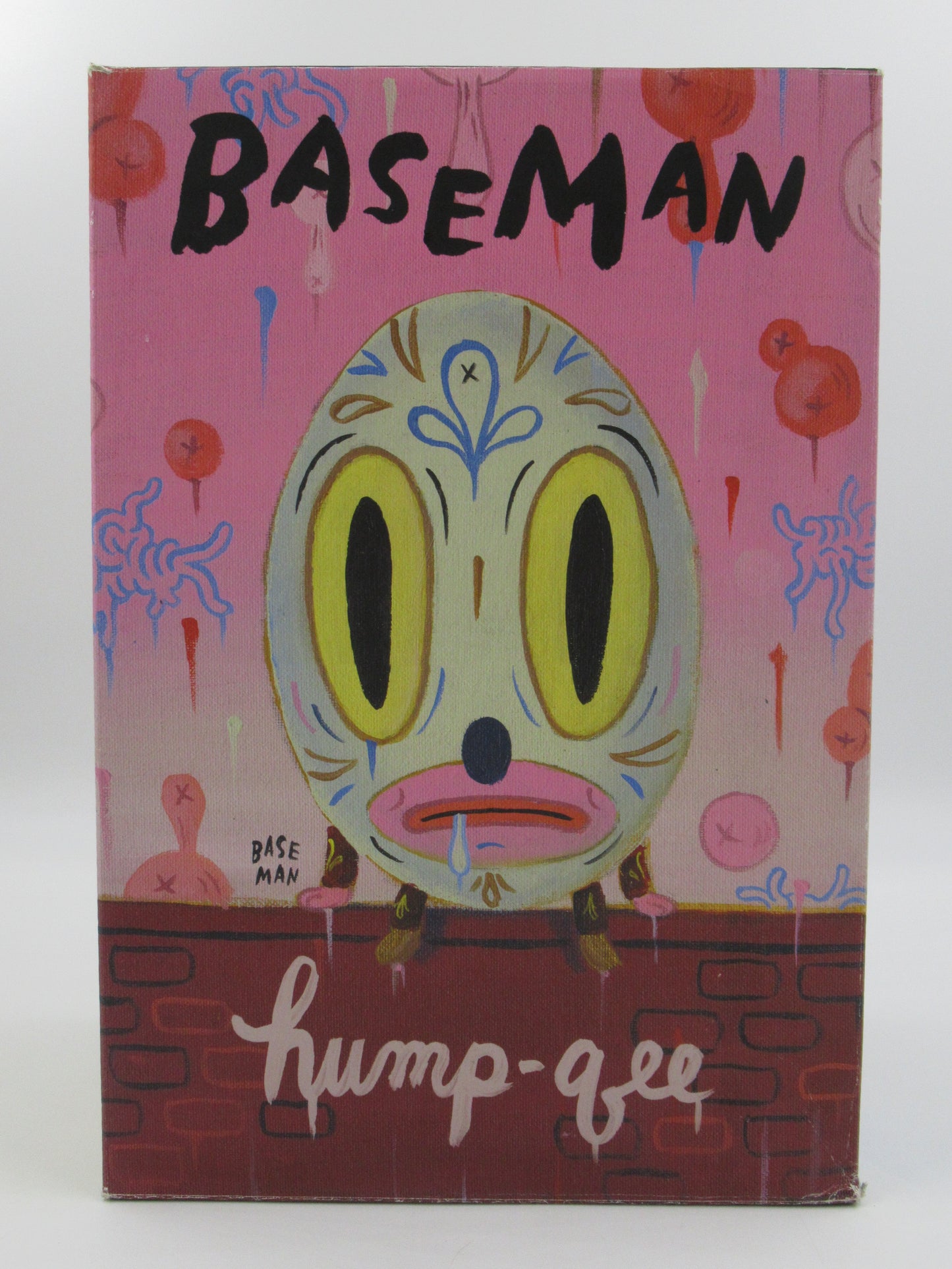 QEE COLLECTION Hump-Qee Dump-Qee Egg (White) 8" Vinyl Figure - Gary Baseman x Toy2R (2005) Designer Art Toy