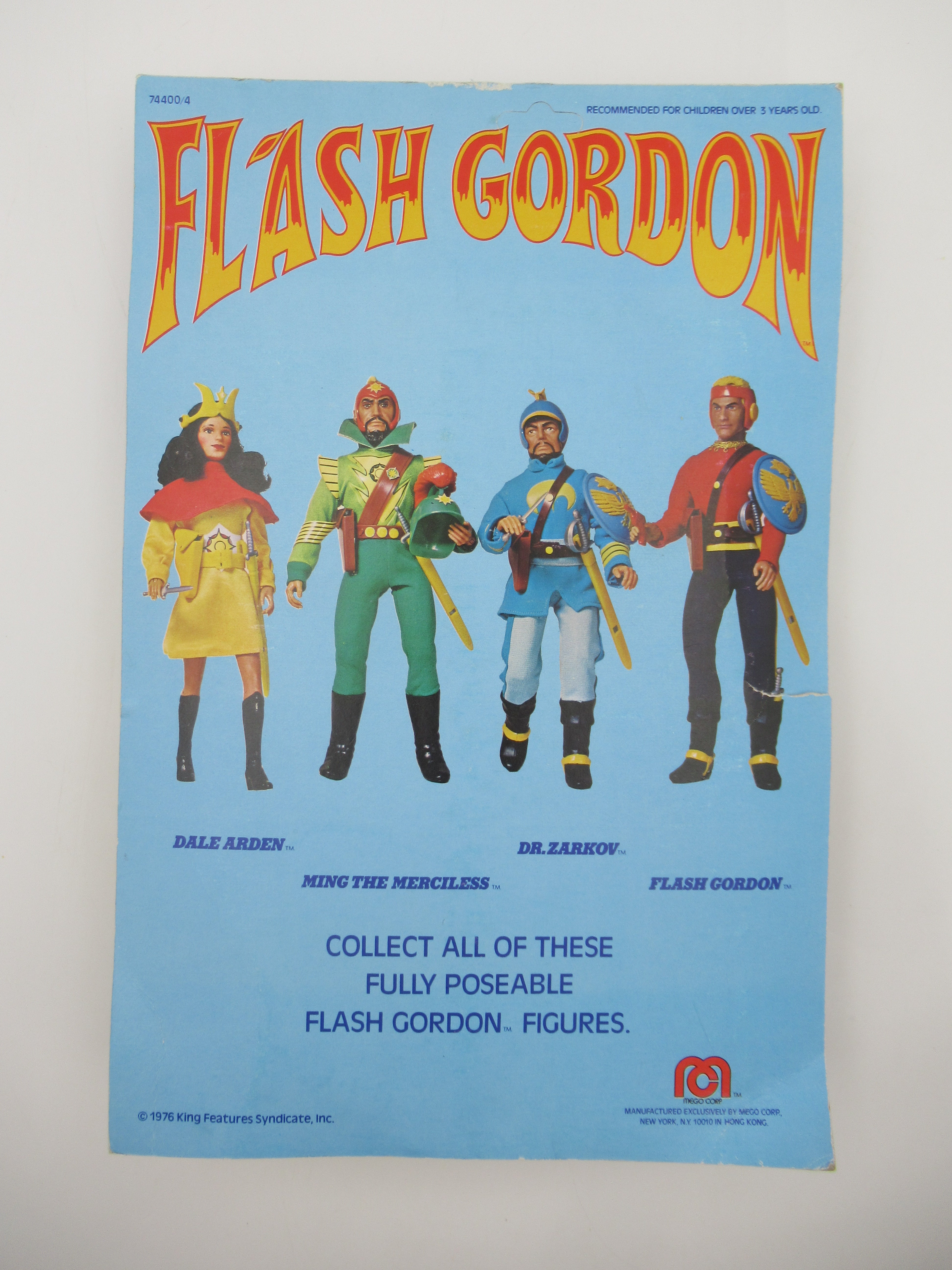 FLASH GORDON Action Figure Set - Mego Corp. (1976) Vintage Toy
